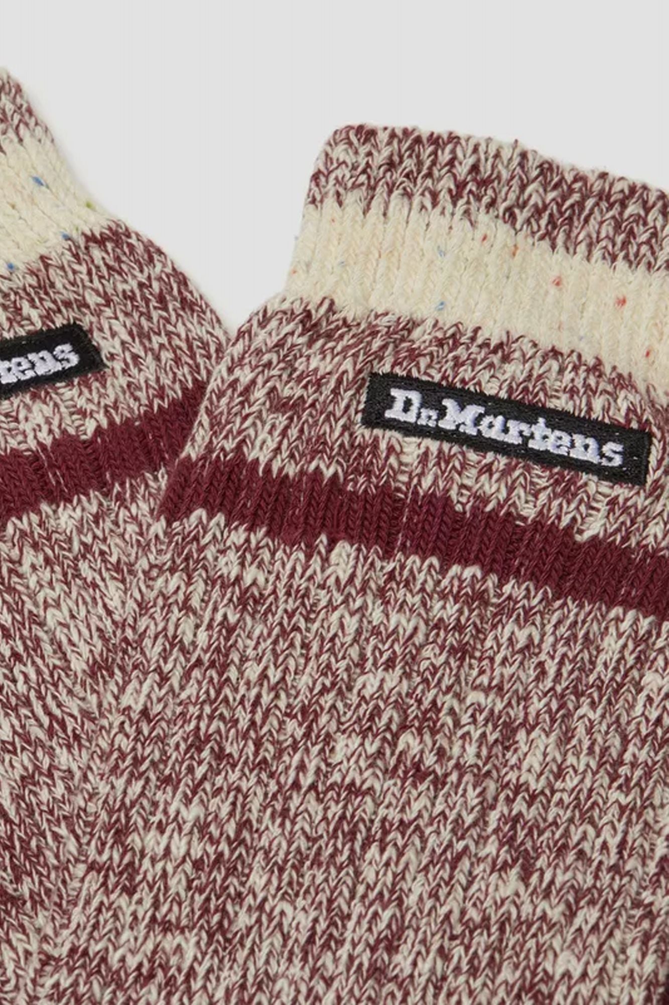 DR. MARTENS MARL SOCK en color BURDEOS (3)