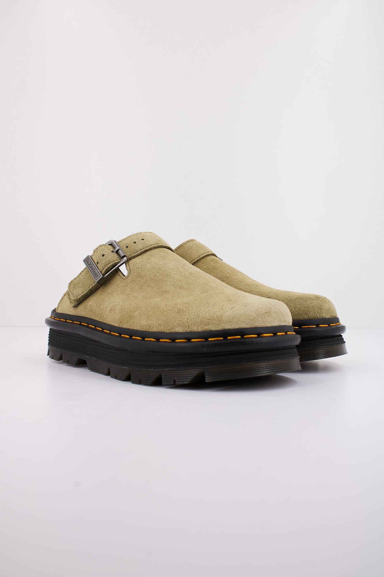 DR. MARTENS ZEBZAG MULE en color VERDE (2)