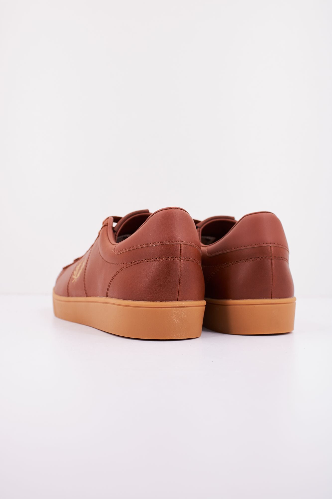 FRED PERRY SPENCER LEATHER en color MARRON (3)