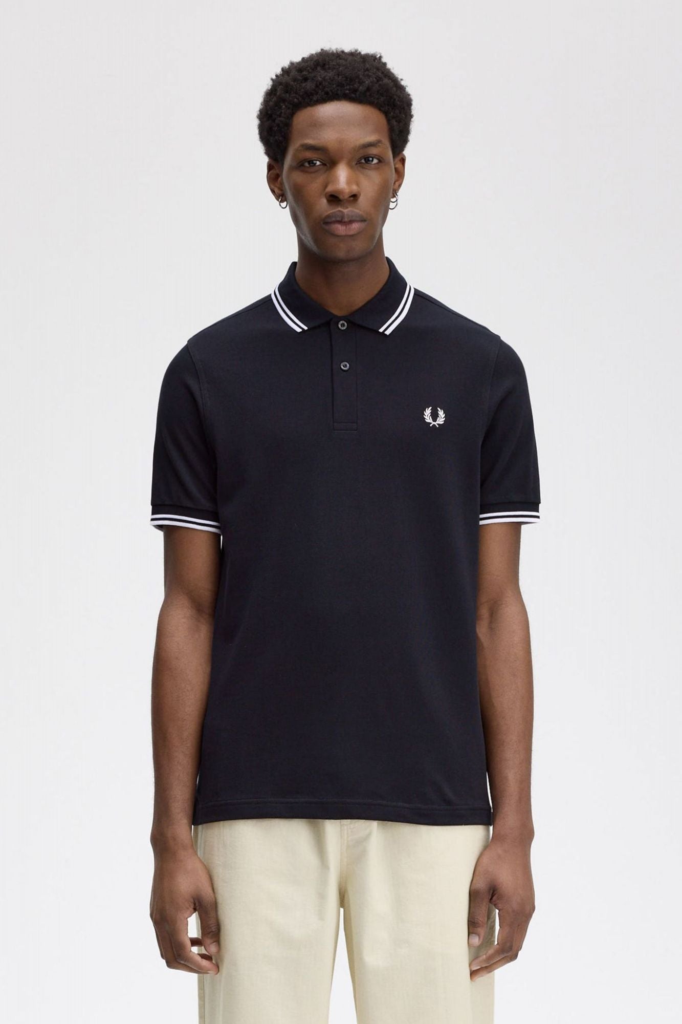 FRED PERRY TWIN TIPPED FRED PERRY SHIR en color AZUL (1)