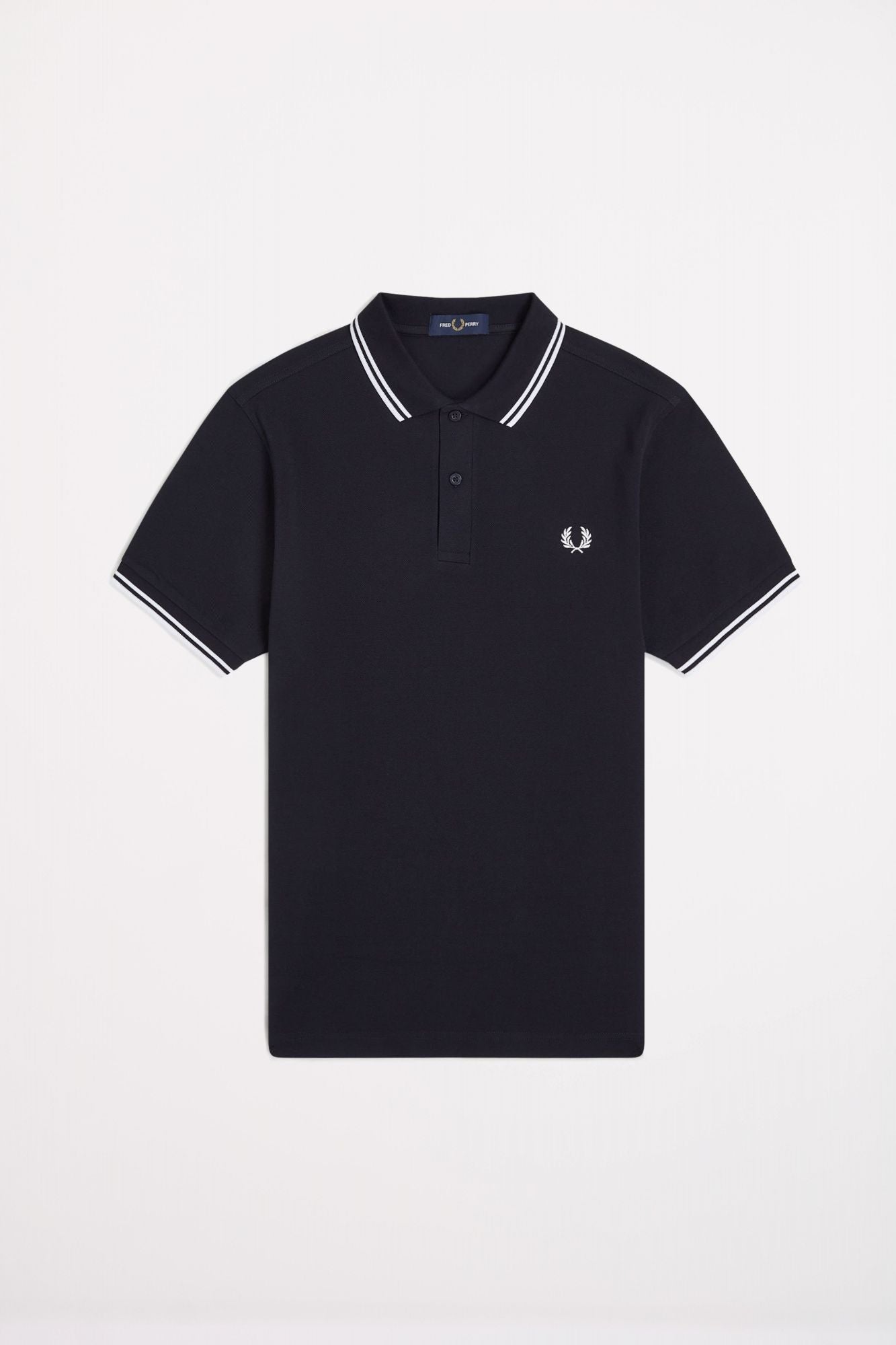 FRED PERRY TWIN TIPPED FRED PERRY SHIR en color AZUL (2)