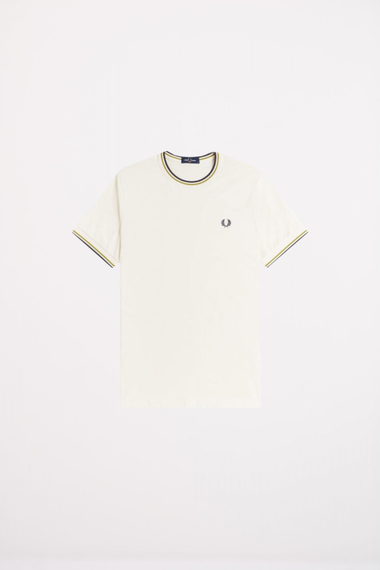 FRED PERRY TWIN TIPPED T-SHIRT en color BEIS (2)