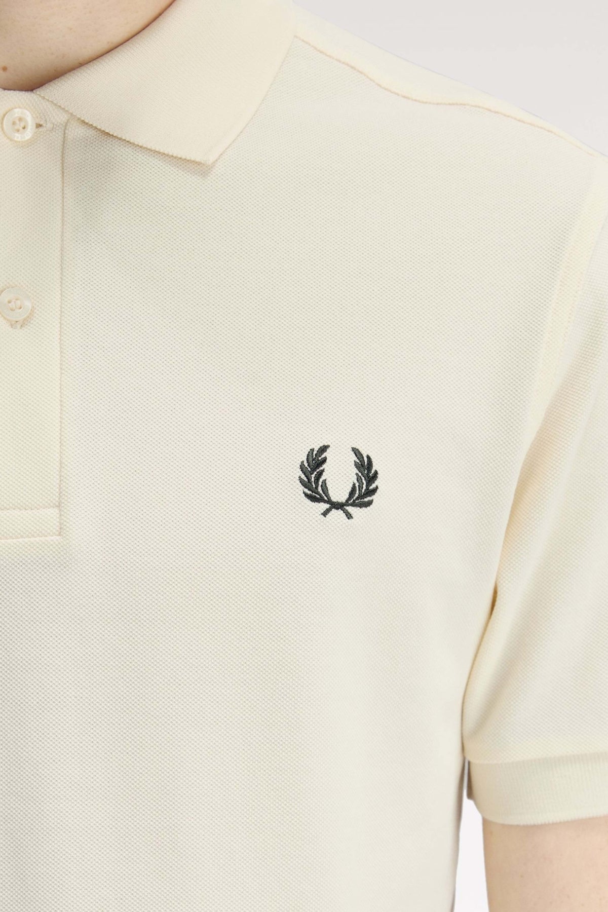 FRED PERRY PLAIN FRED PERRY SHIRT en color BLANCO (4)