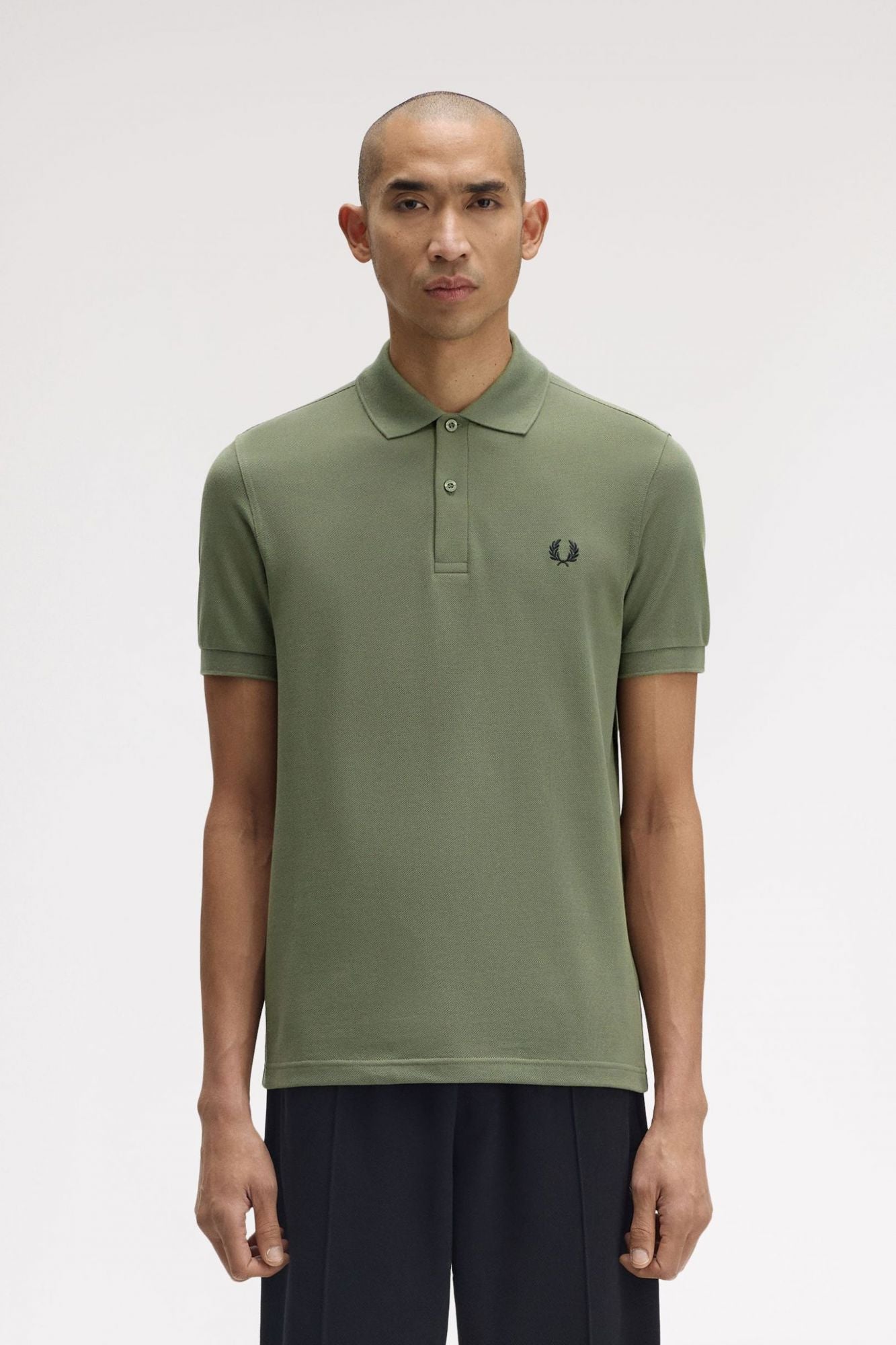 FRED PERRY PLAIN FRED PERRY SHIRT en color VERDE (1)