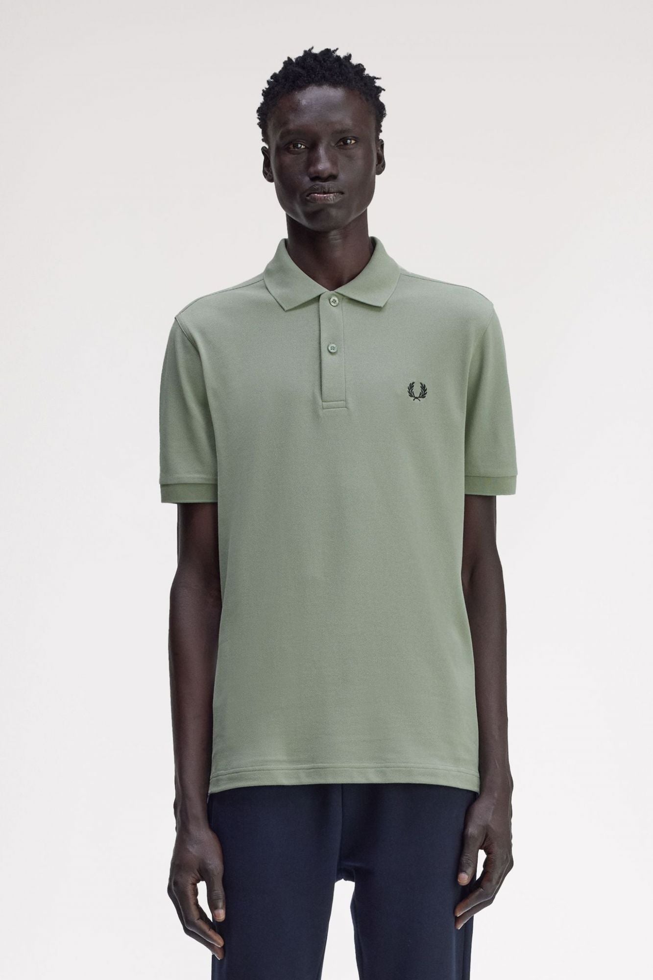 FRED PERRY PLAIN FRED PERRY SHIRT en color VERDE (1)