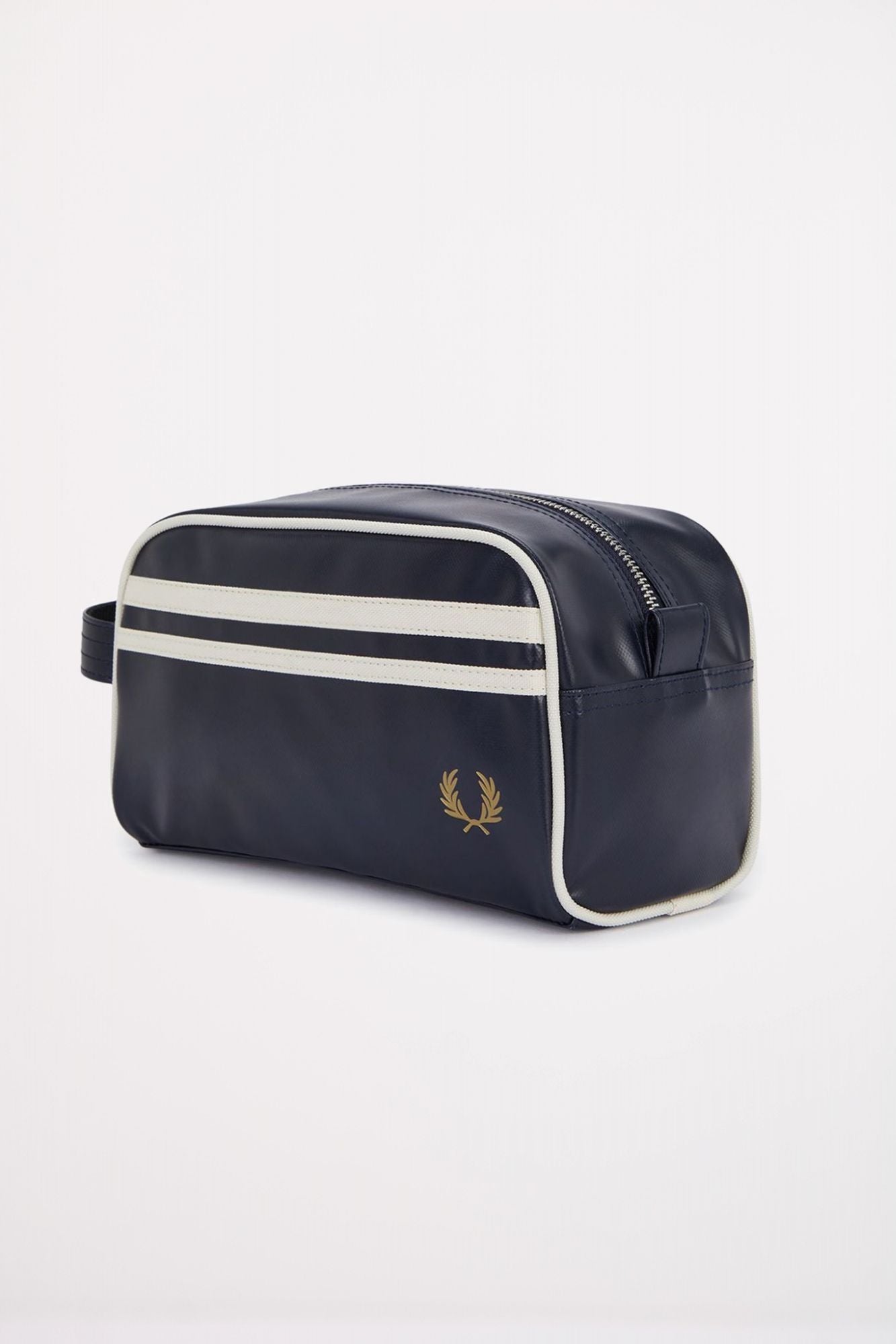 FRED PERRY COATED POLYESTER WASH BAG en color AZUL (2)