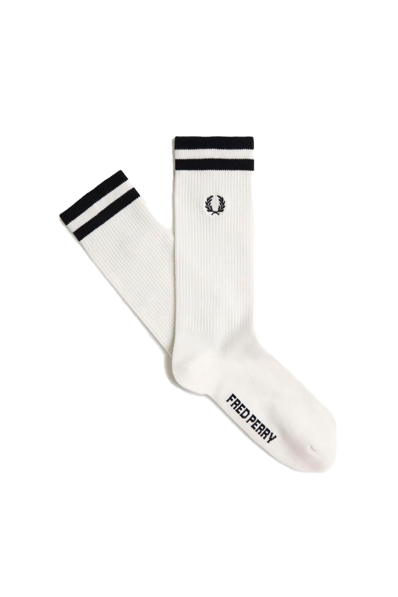 FRED PERRY TIPPED SPORTS SOCK en color BLANCO (1)