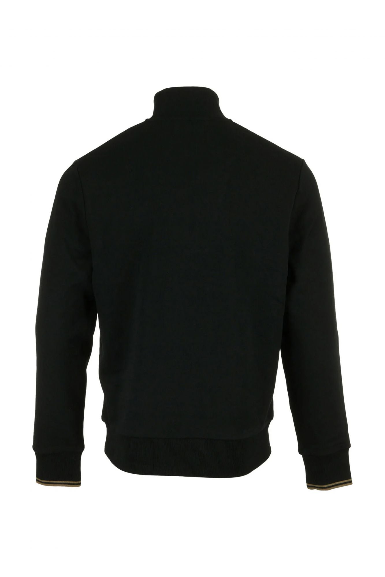FRED PERRY HALF ZIP SWEATSHIRT en color NEGRO (2)