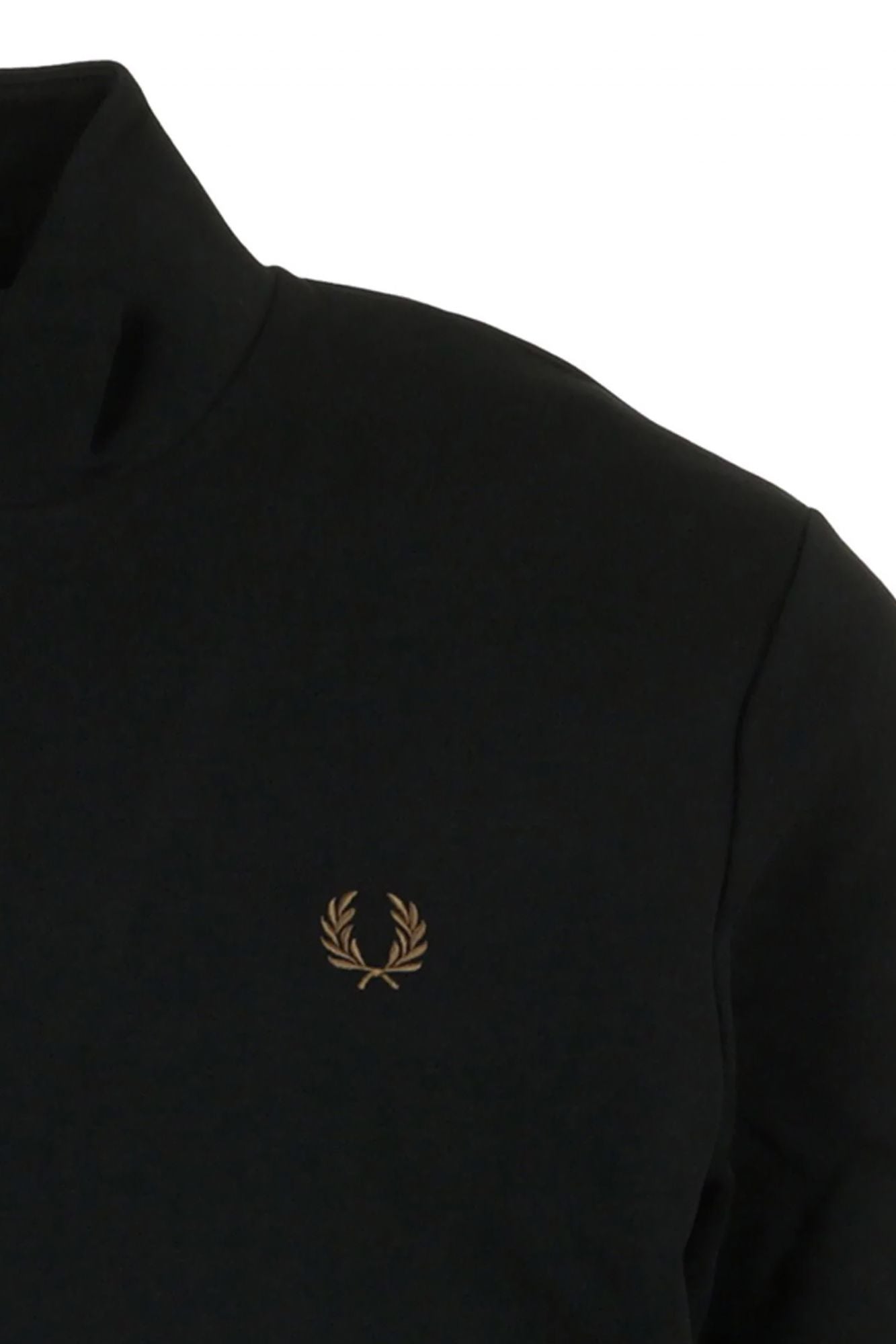 FRED PERRY HALF ZIP SWEATSHIRT en color NEGRO (3)
