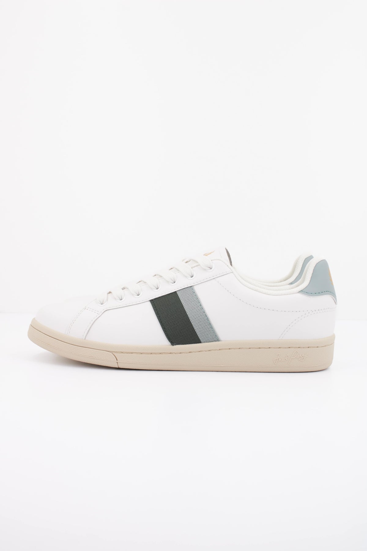 FRED PERRY LEATHER TAPE D en color BLANCO (1)