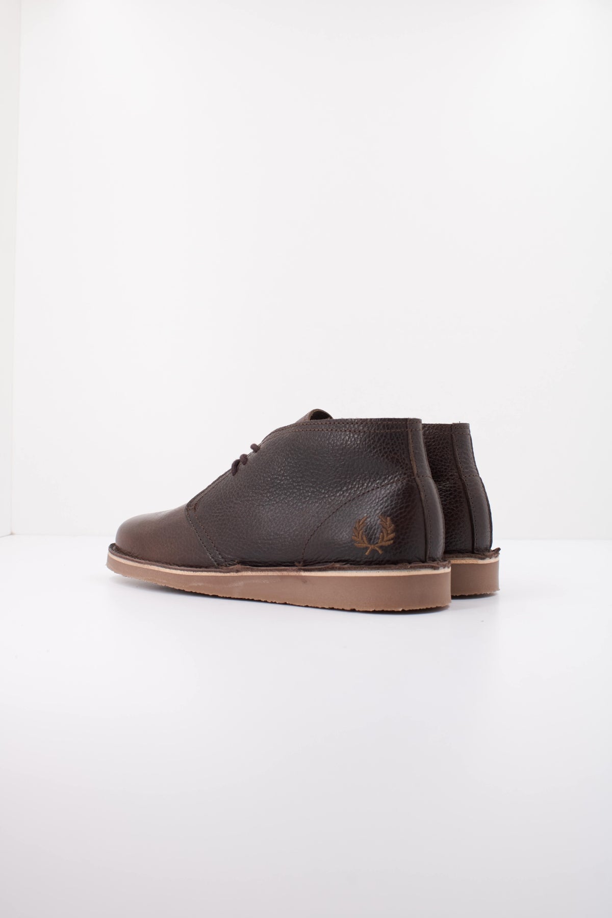 FRED PERRY HAWLEY LEATHER en color MARRON (4)