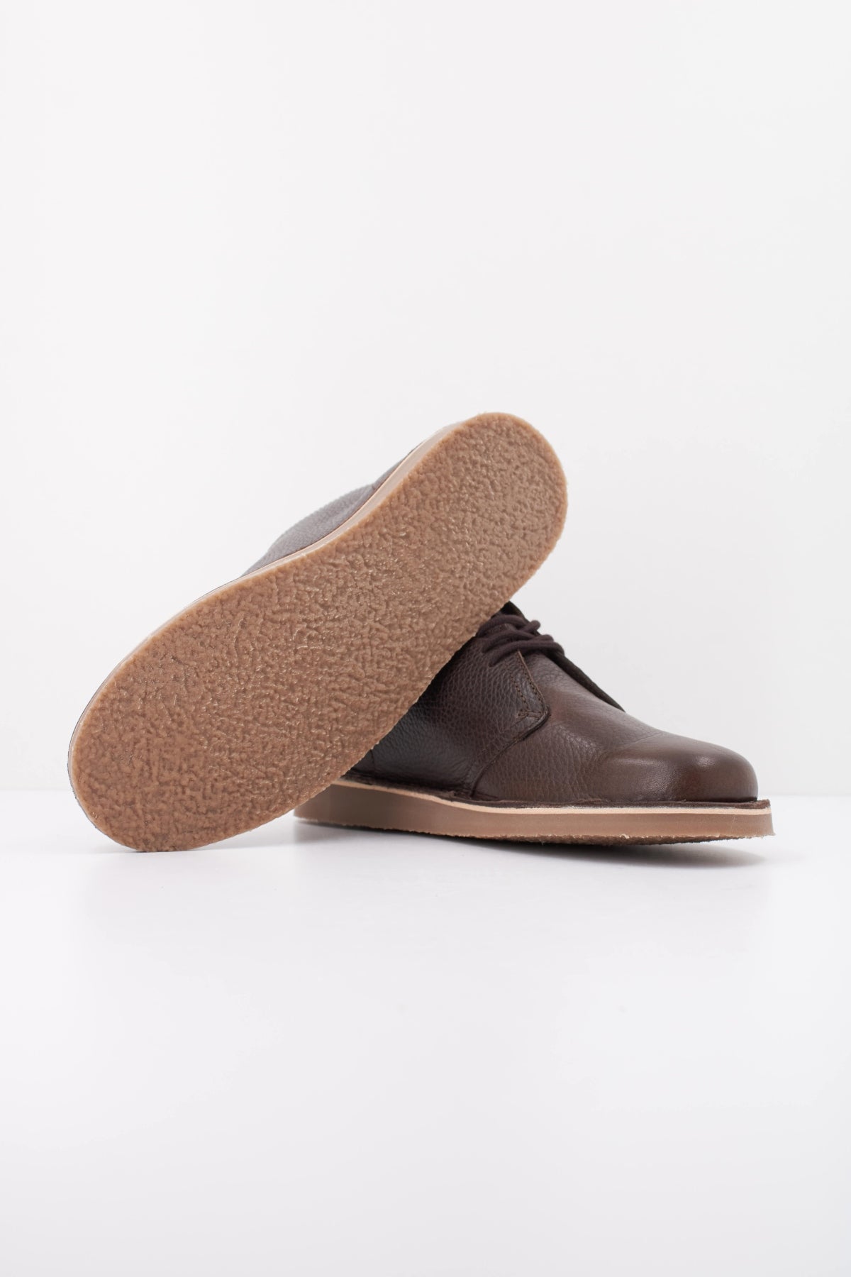 FRED PERRY HAWLEY LEATHER en color MARRON (5)