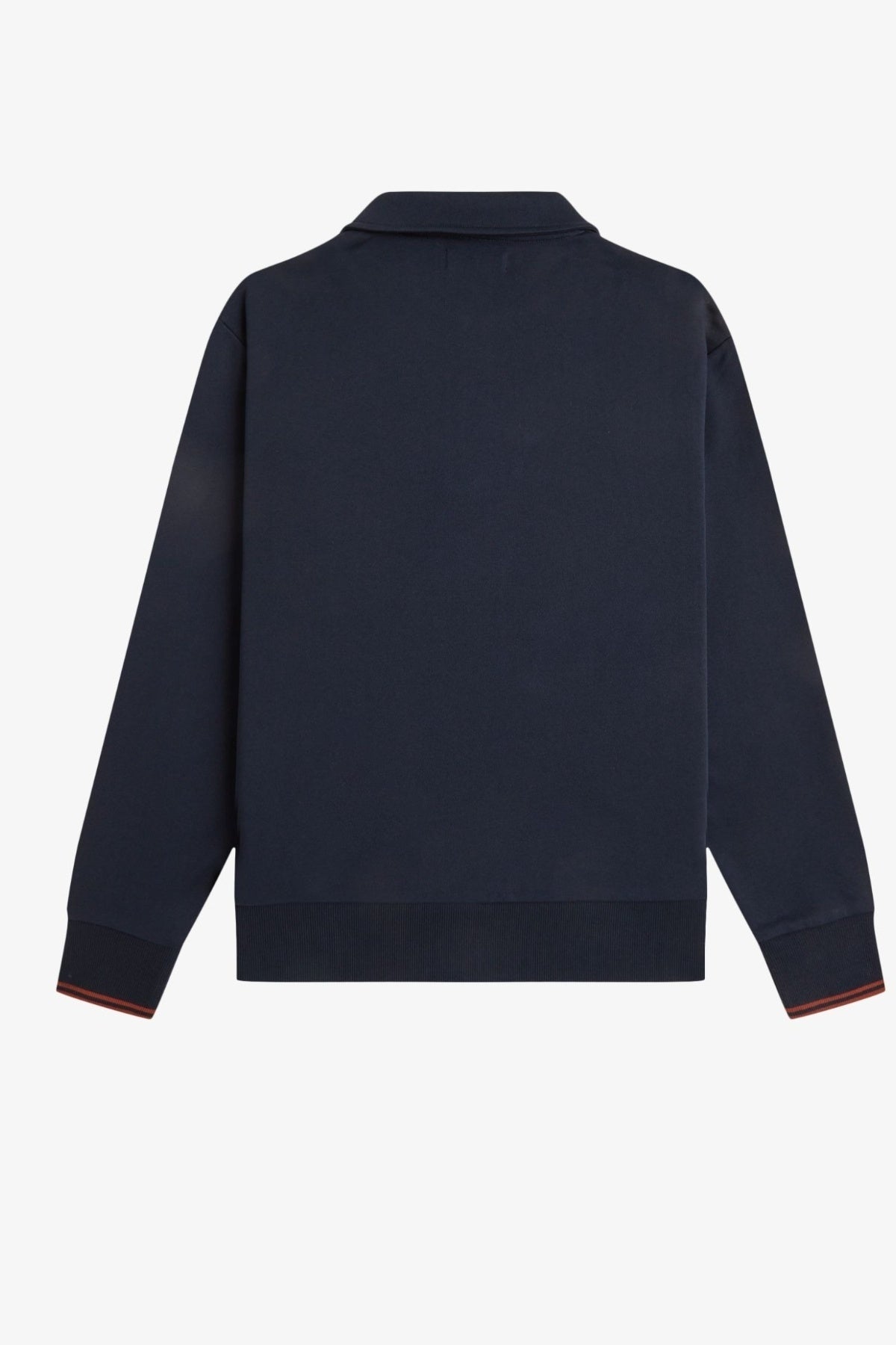 FRED PERRY HALF ZIP COLLARED SWEATSHIRT en color AZUL (2)