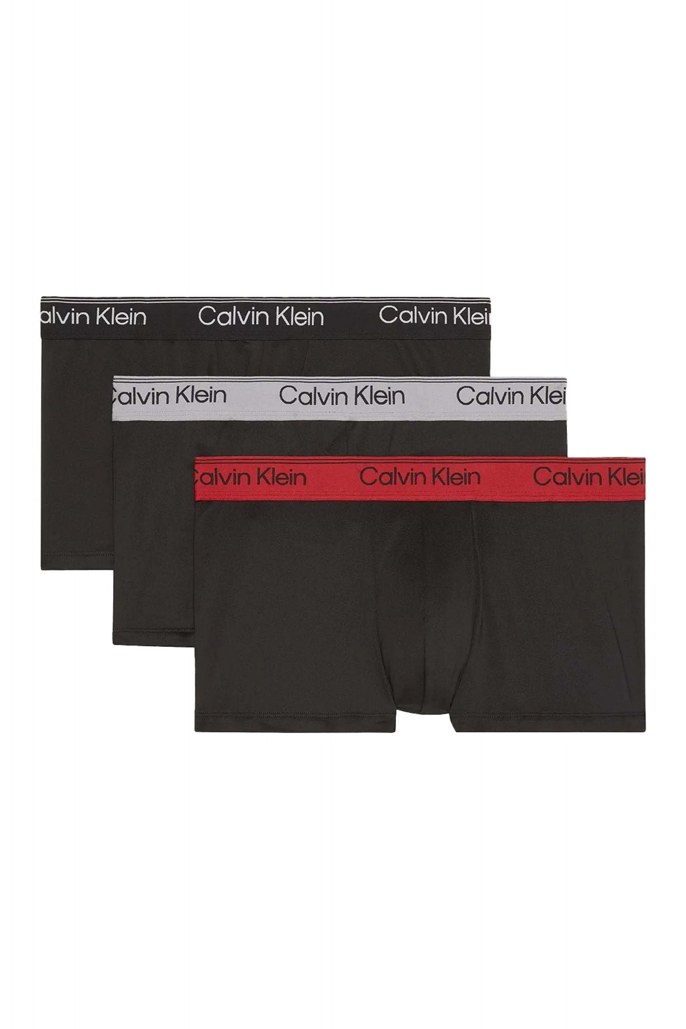 CALVIN KLEIN LOW RISE TRUNK 3PK en color NEGRO (1)