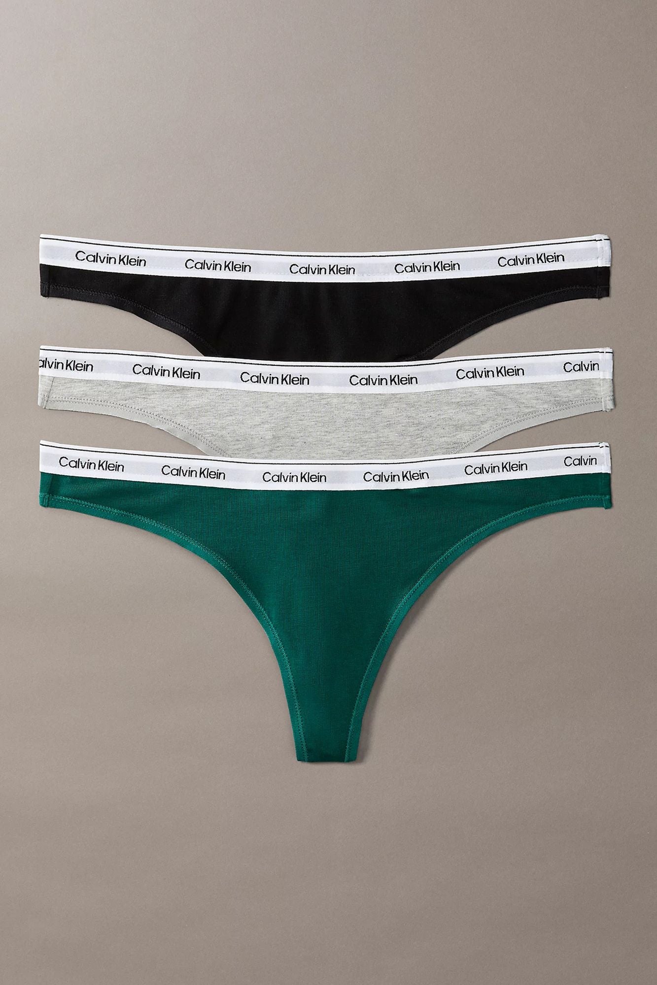 CALVIN KLEIN THONG 3PK en color MULTICOLOR (1)