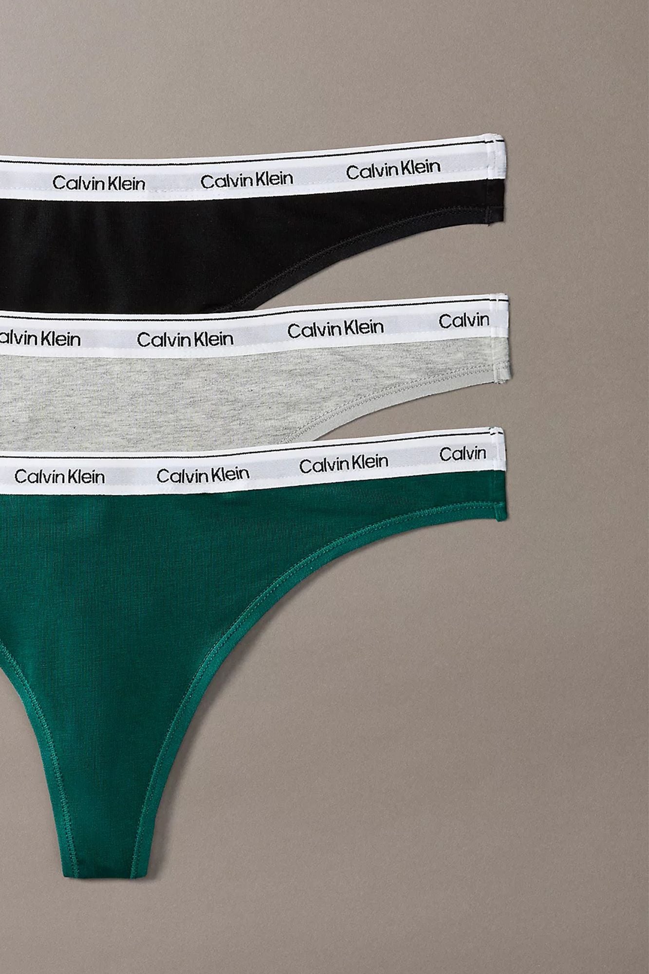 CALVIN KLEIN THONG 3PK en color MULTICOLOR (2)