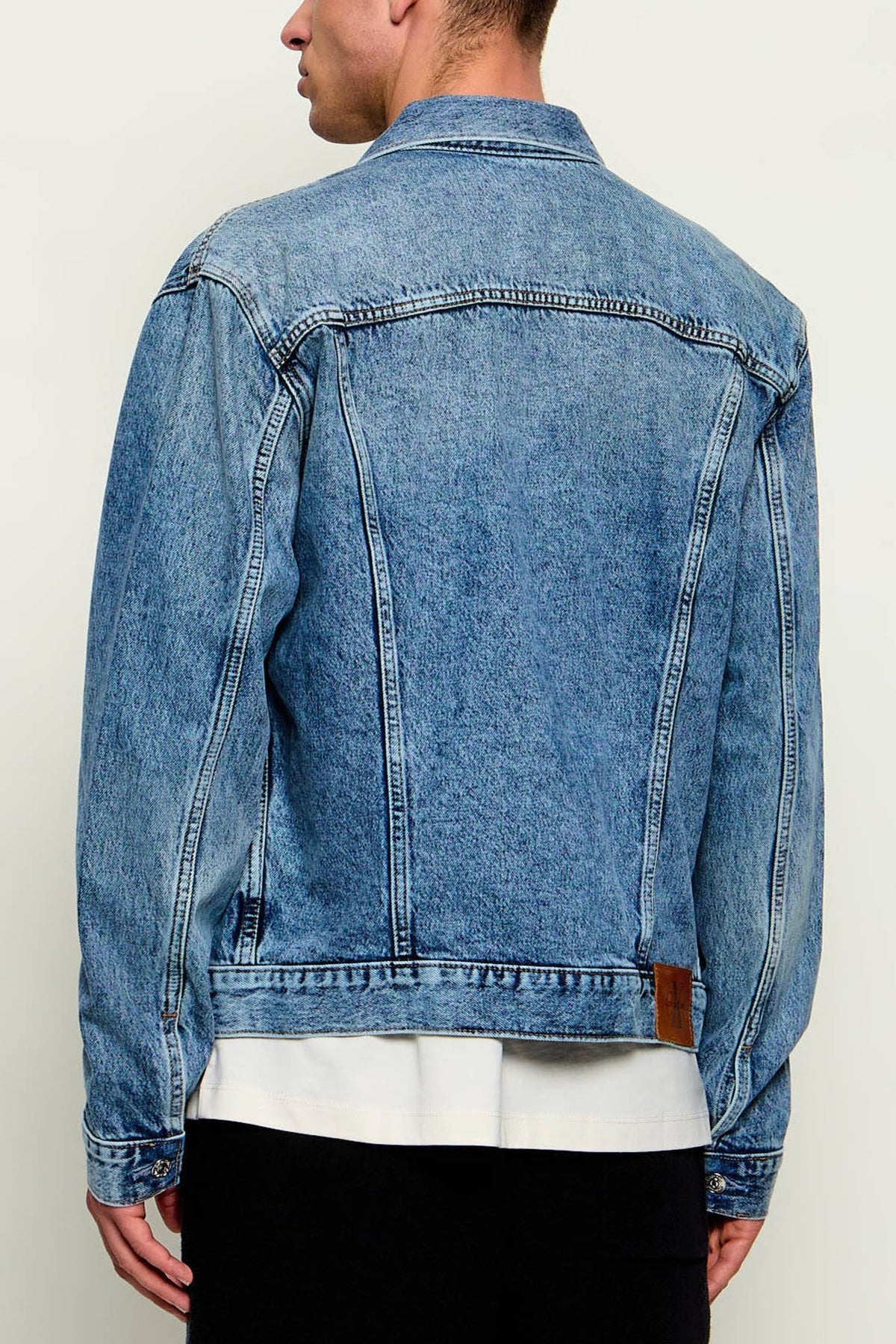 CALVIN KLEIN LV04RF957G ANDREW CLASSIC TRUCKER en color AZUL (2)