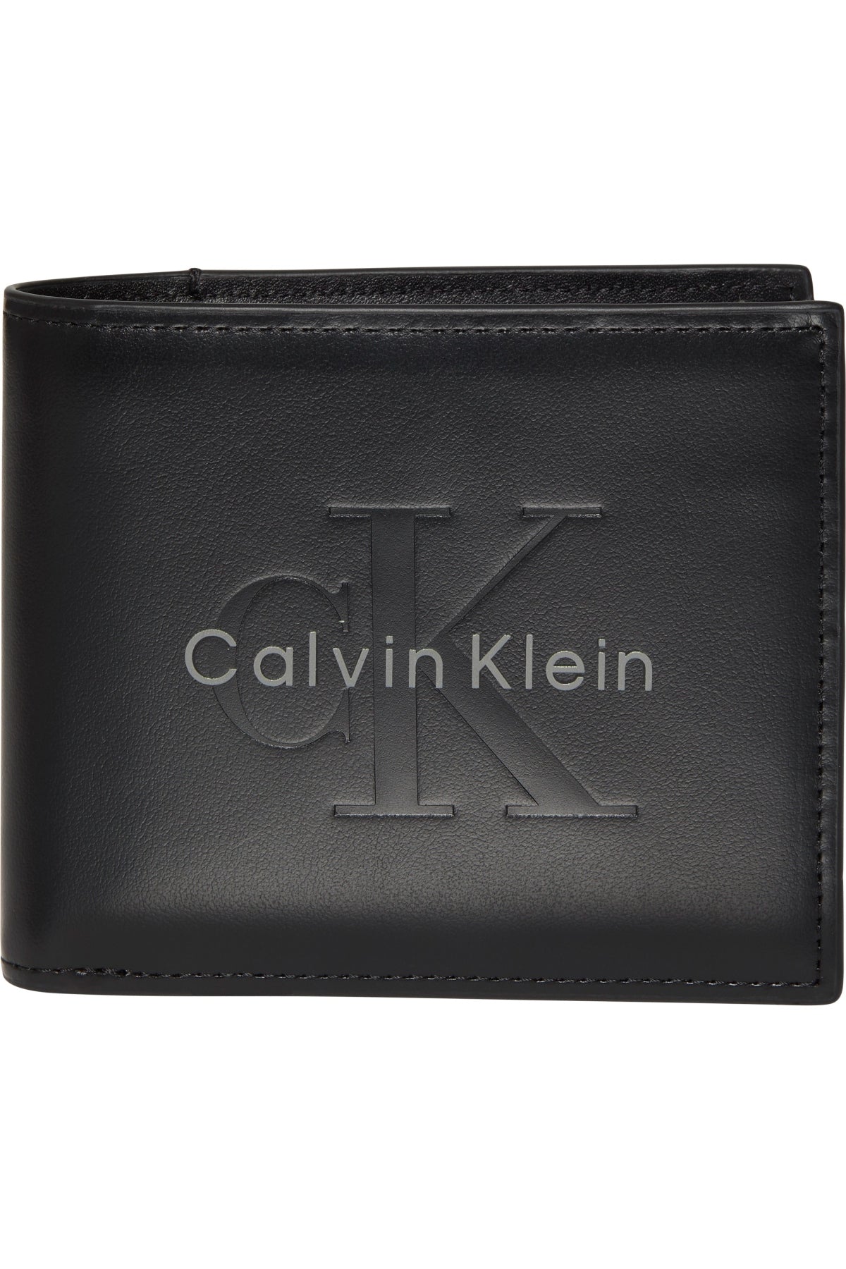 CALVIN KLEIN LV04D1156G BOLD BILLFOLD COIN en color NEGRO (1)