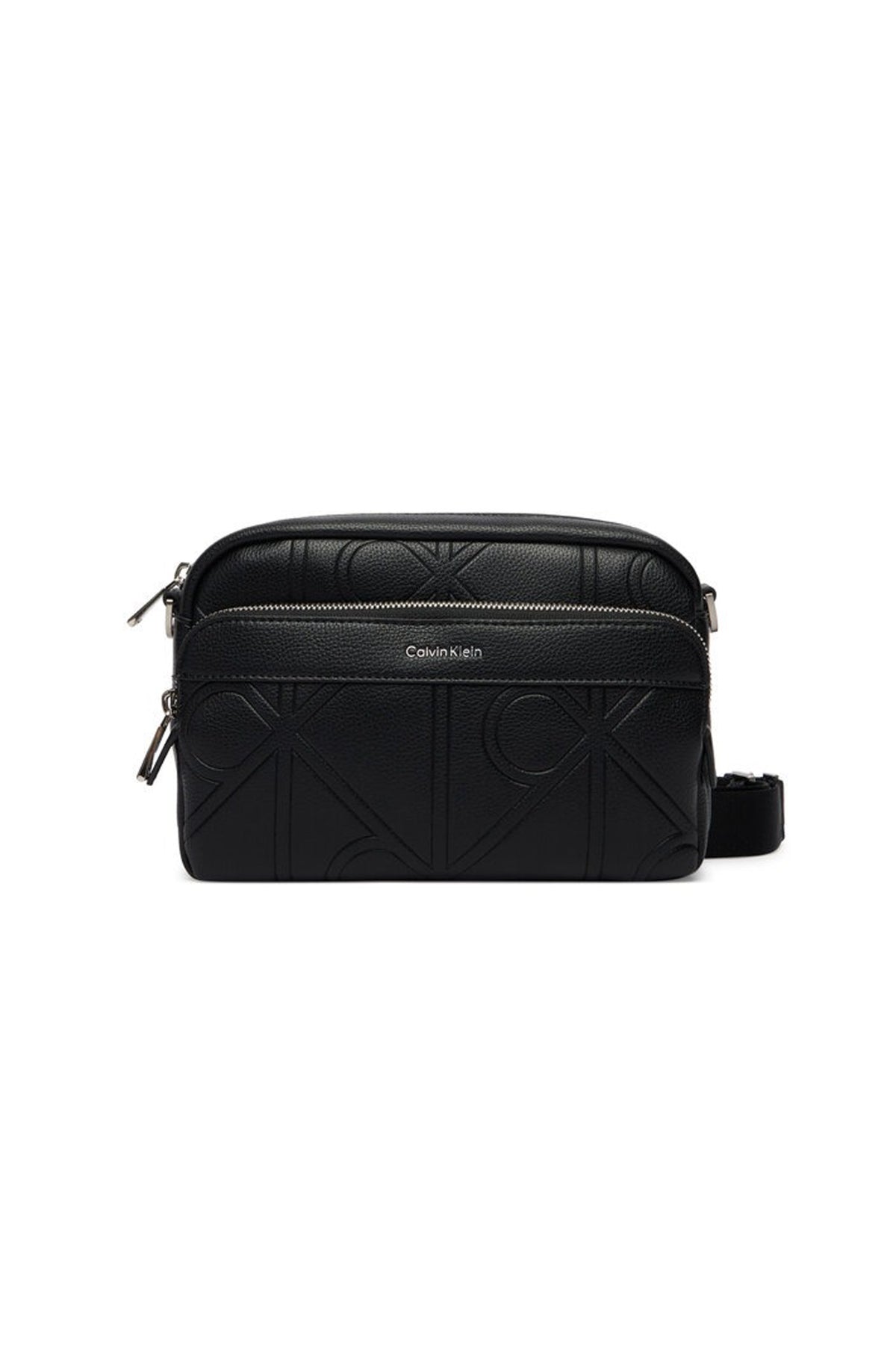 CALVIN KLEIN LV04D3330G EMBLEM EMBOSS CAMERA BAG en color NEGRO (1)