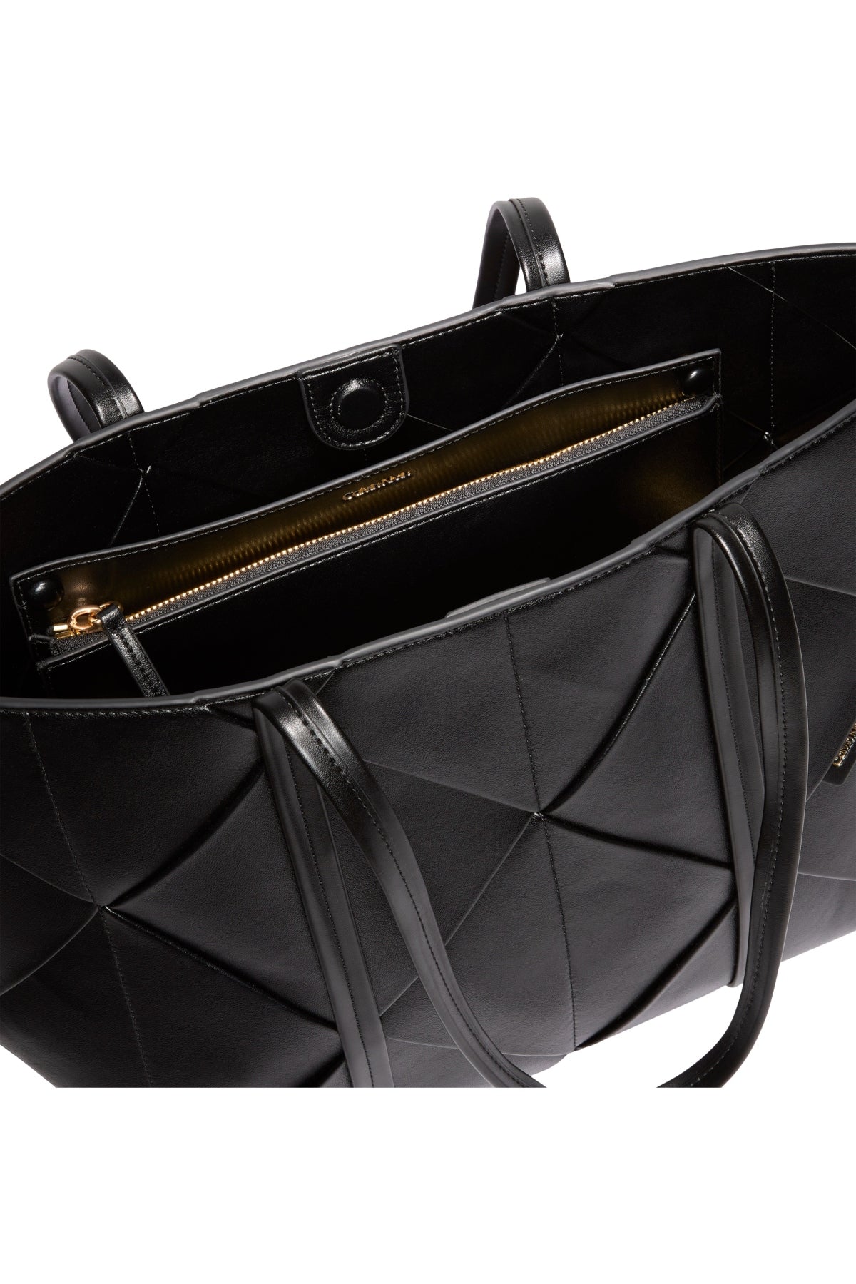CALVIN KLEIN LV04F3548G WOVEN MEDIUM CARRYALL en color NEGRO (3)
