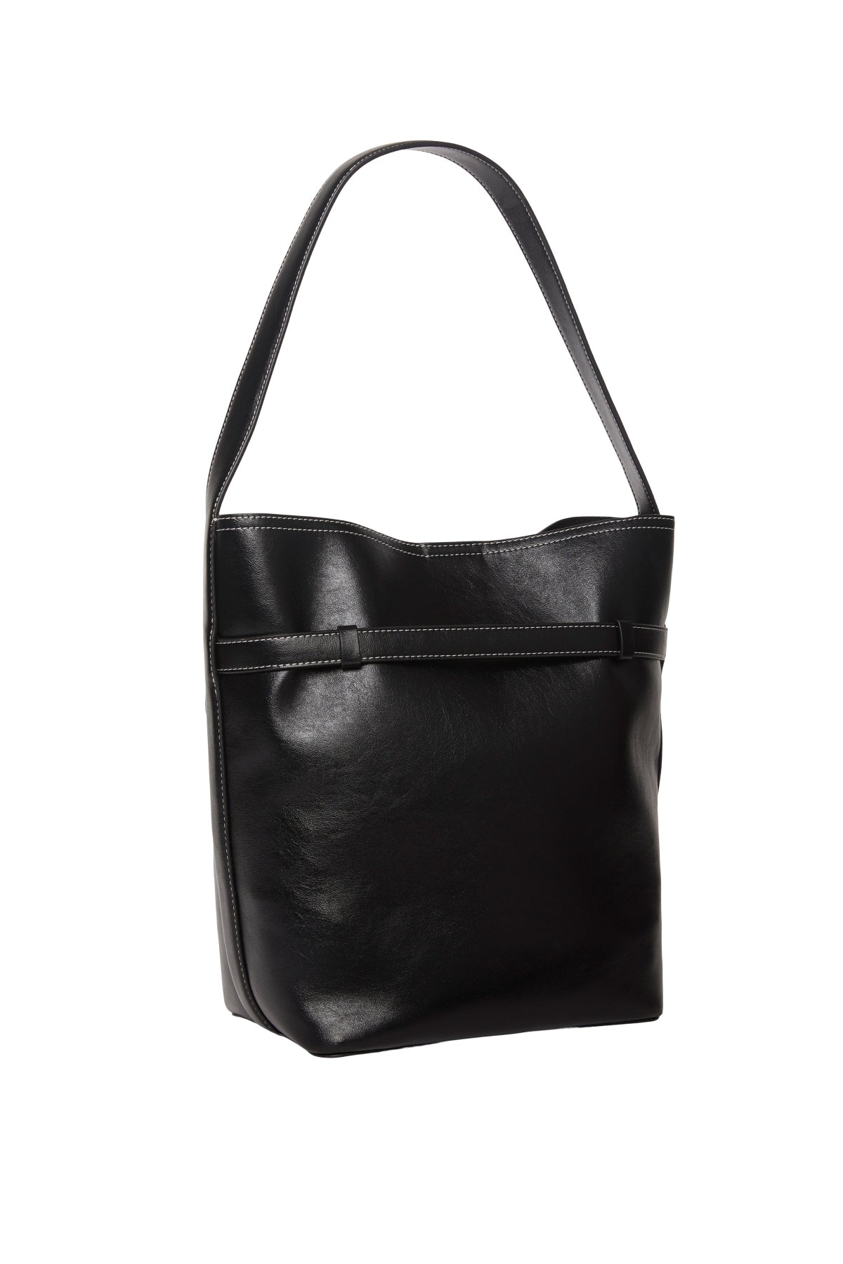 CALVIN KLEIN LV04F3551G BUCKLE MEDIUM BUCKET en color NEGRO (2)