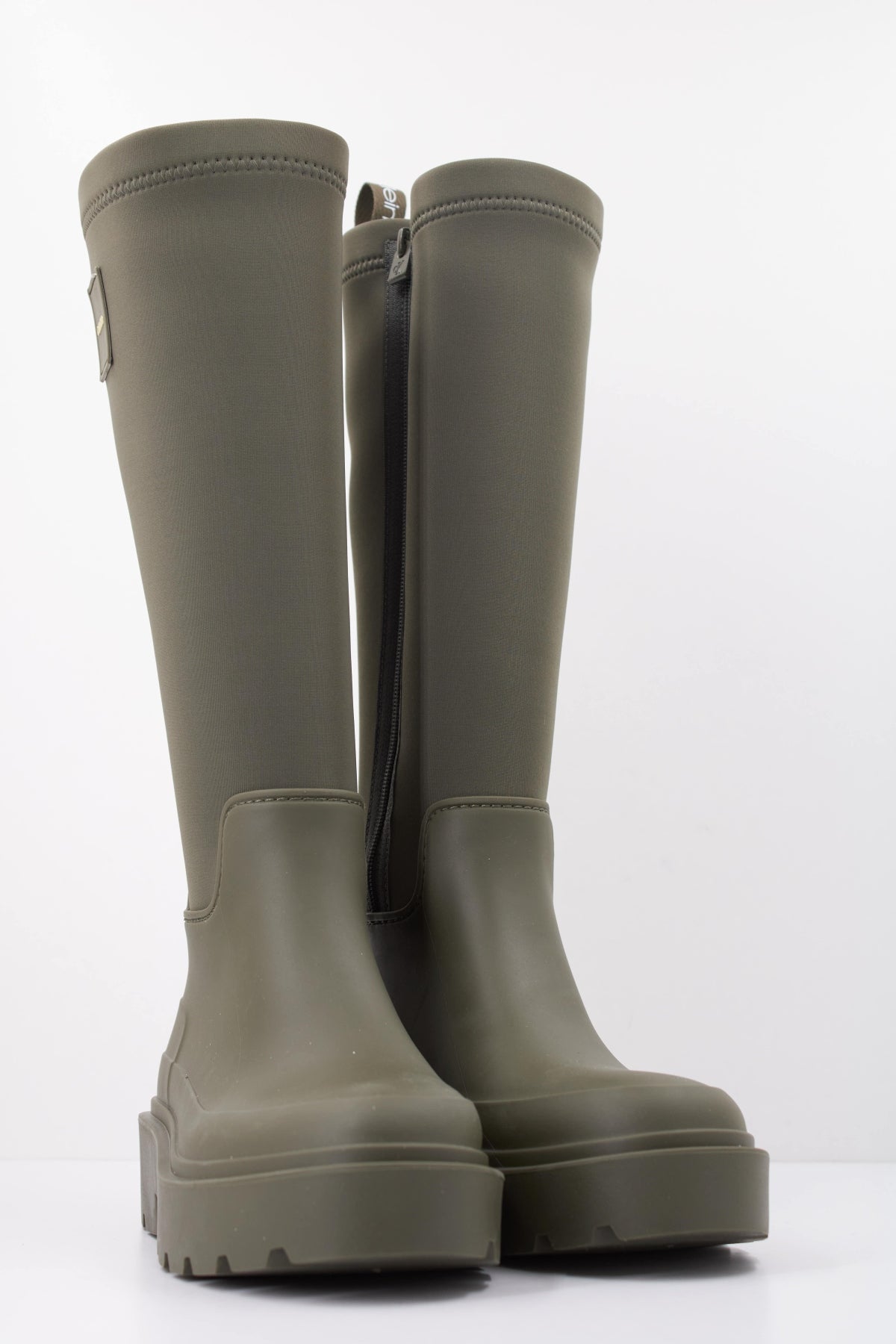 CALVIN KLEIN RAINBOOT HIGH RUBBER NEO en color VERDE (2)