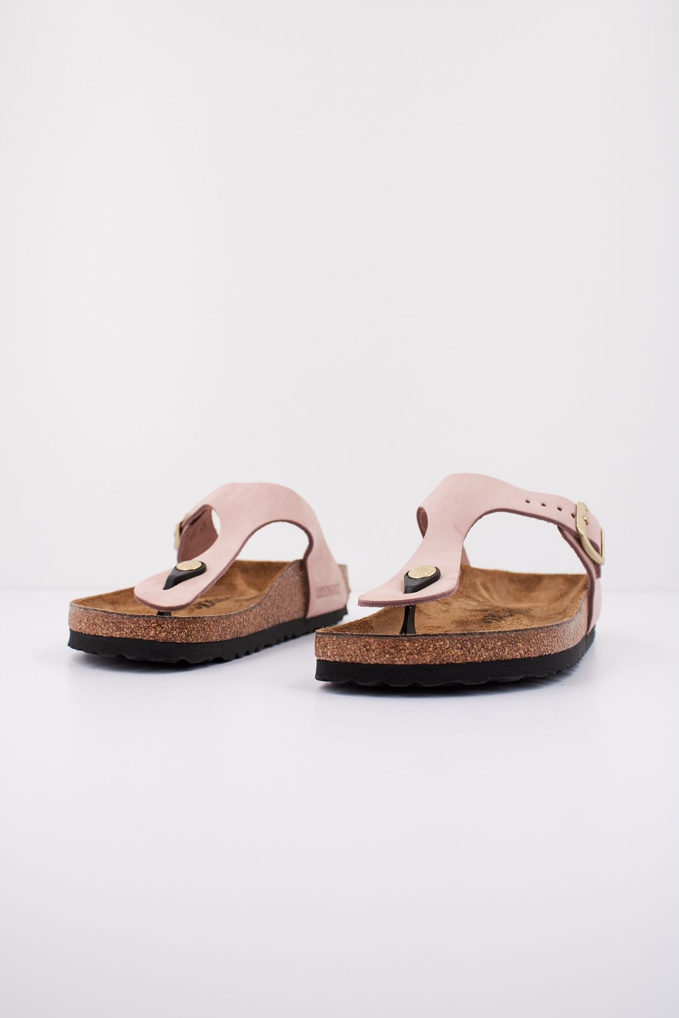 BIRKENSTOCK GIZEH NUBUCK LEATHER en color ROSA (2)