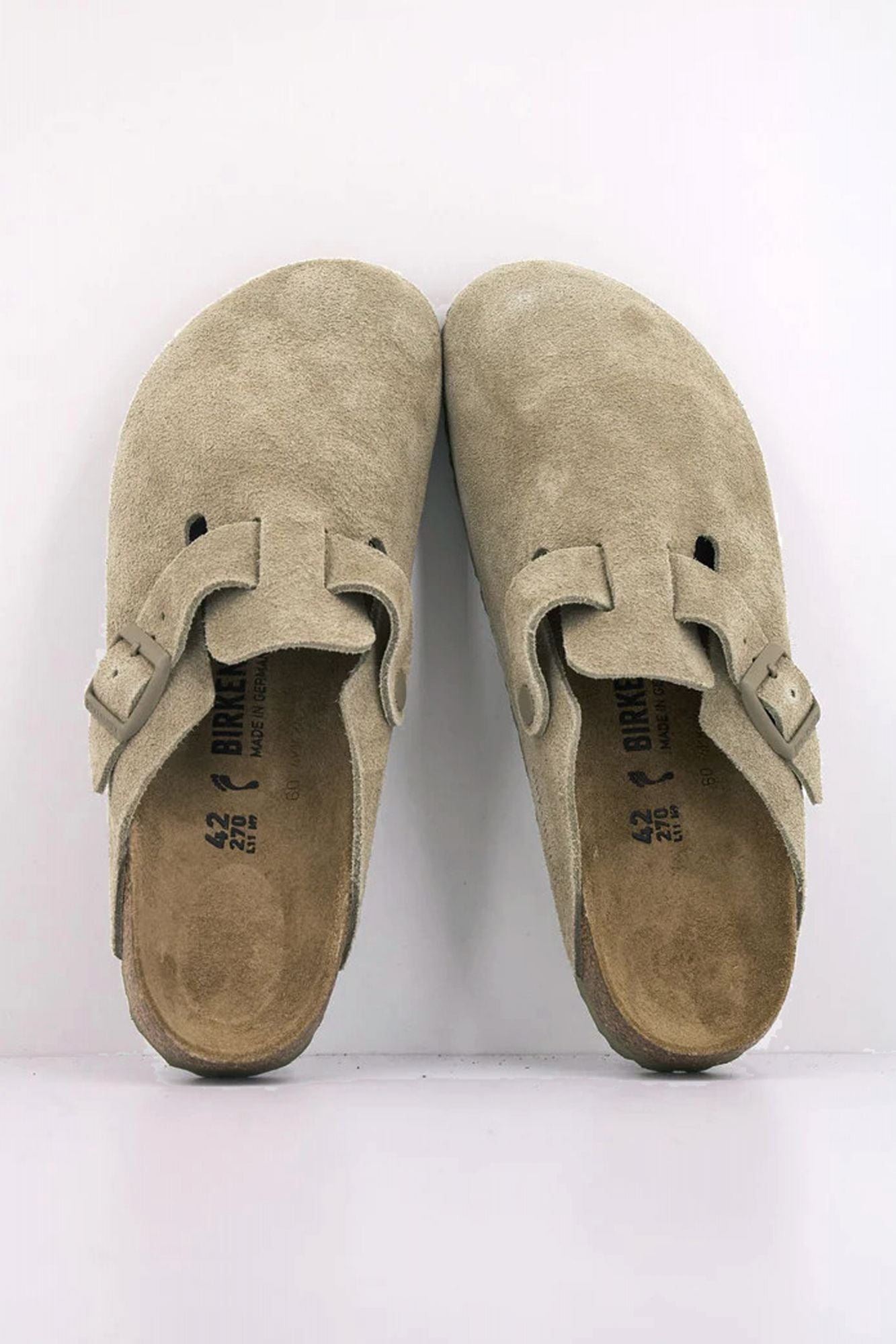 BIRKENSTOCK BOSTON LEVE en color VERDE (3)
