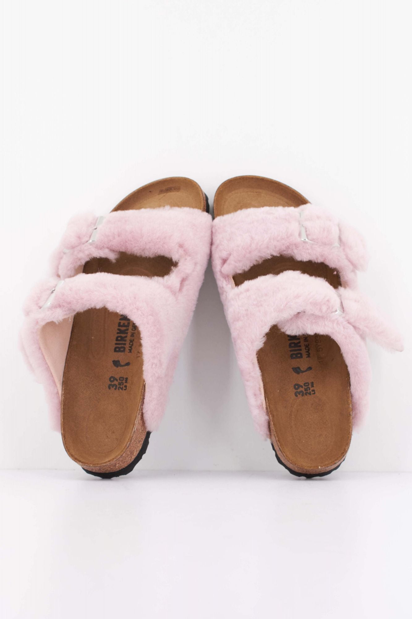 BIRKENSTOCK ARIZONA SHEARLING RIVET LOGO OS en color ROSA (3)