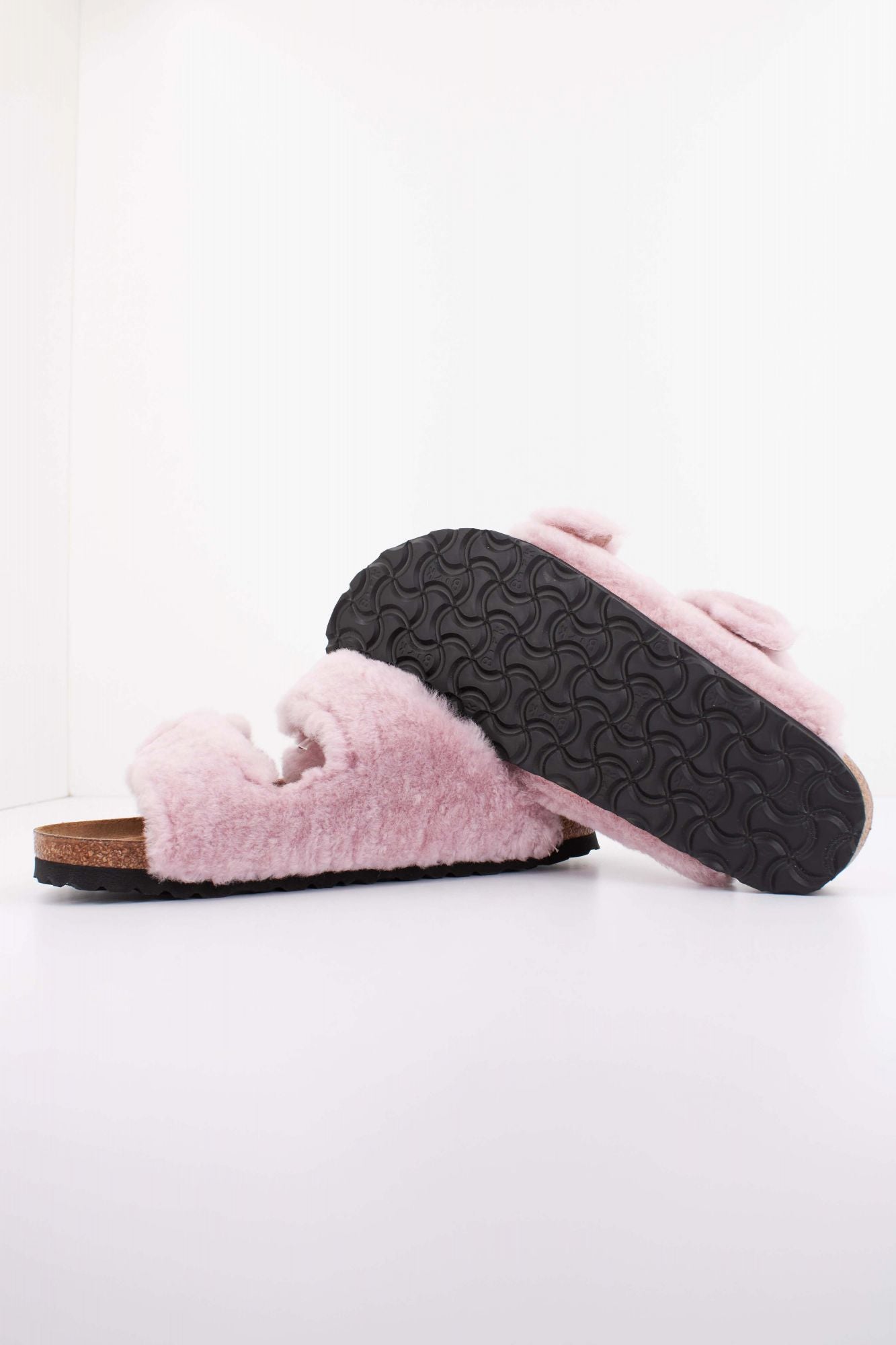 BIRKENSTOCK ARIZONA SHEARLING RIVET LOGO OS en color ROSA (5)