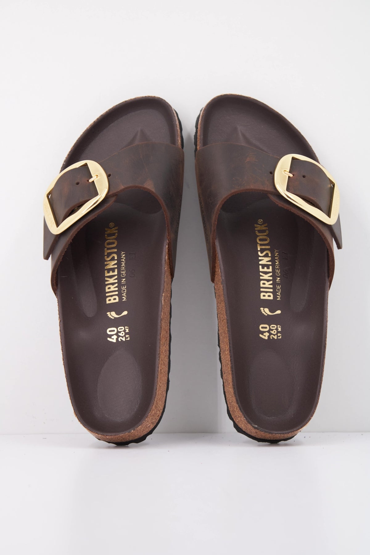 BIRKENSTOCK MADRID BIG BUCKLE OILED en color MARRON (3)