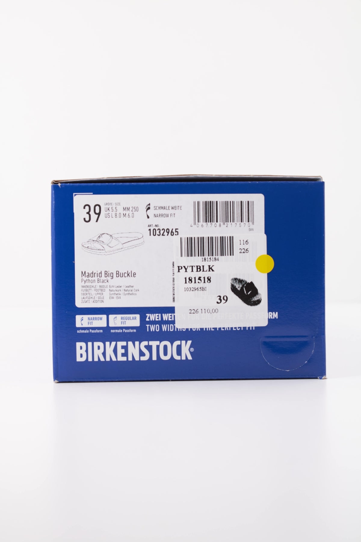 BIRKENSTOCK MADRID BIG BUCKLE SYNTHET en color NEGRO (6)