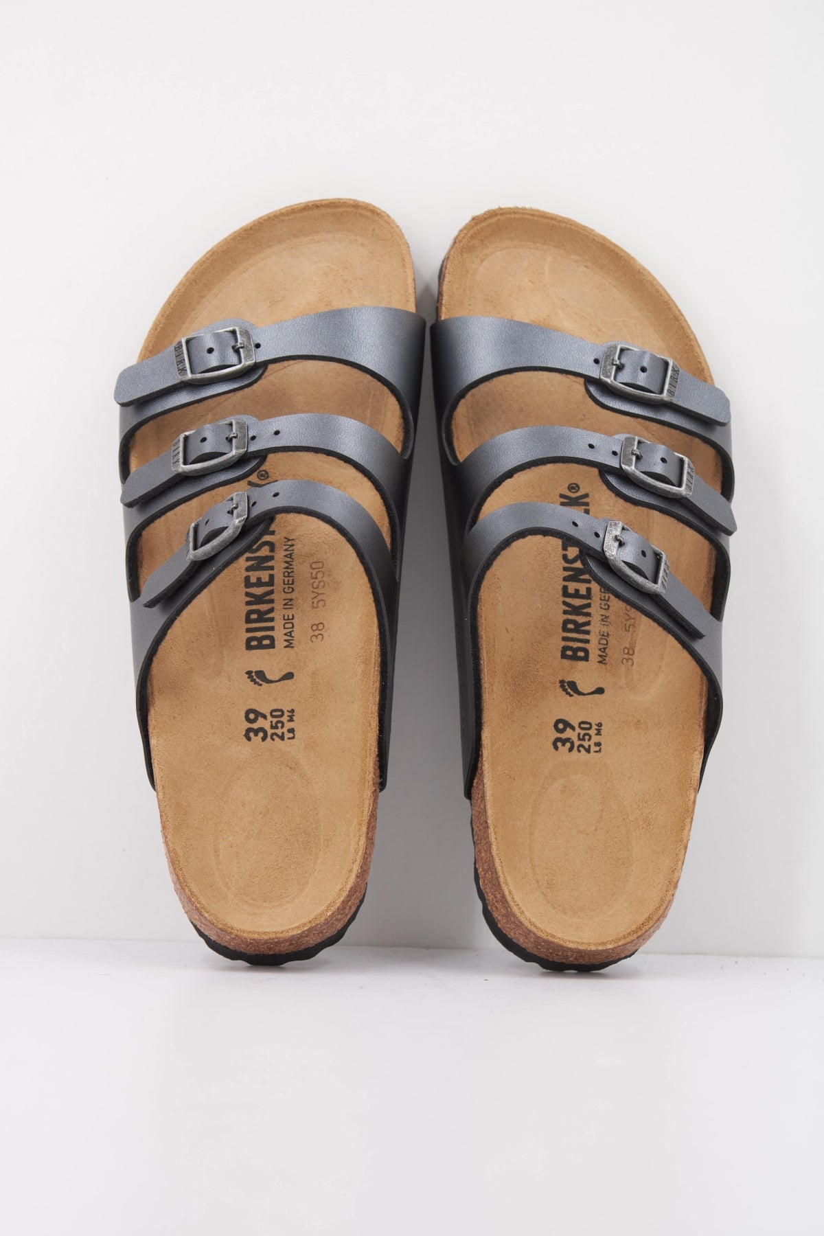BIRKENSTOCK FLORIDA BIRKO FLOR en color PLATA (3)