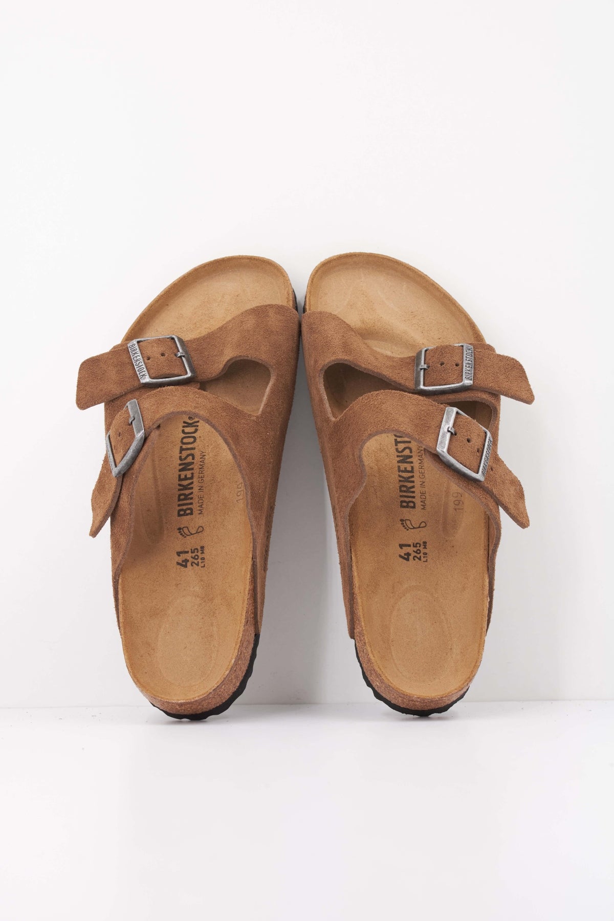 BIRKENSTOCK ARIZONA SUEDE LEATHER en color MARRON (3)