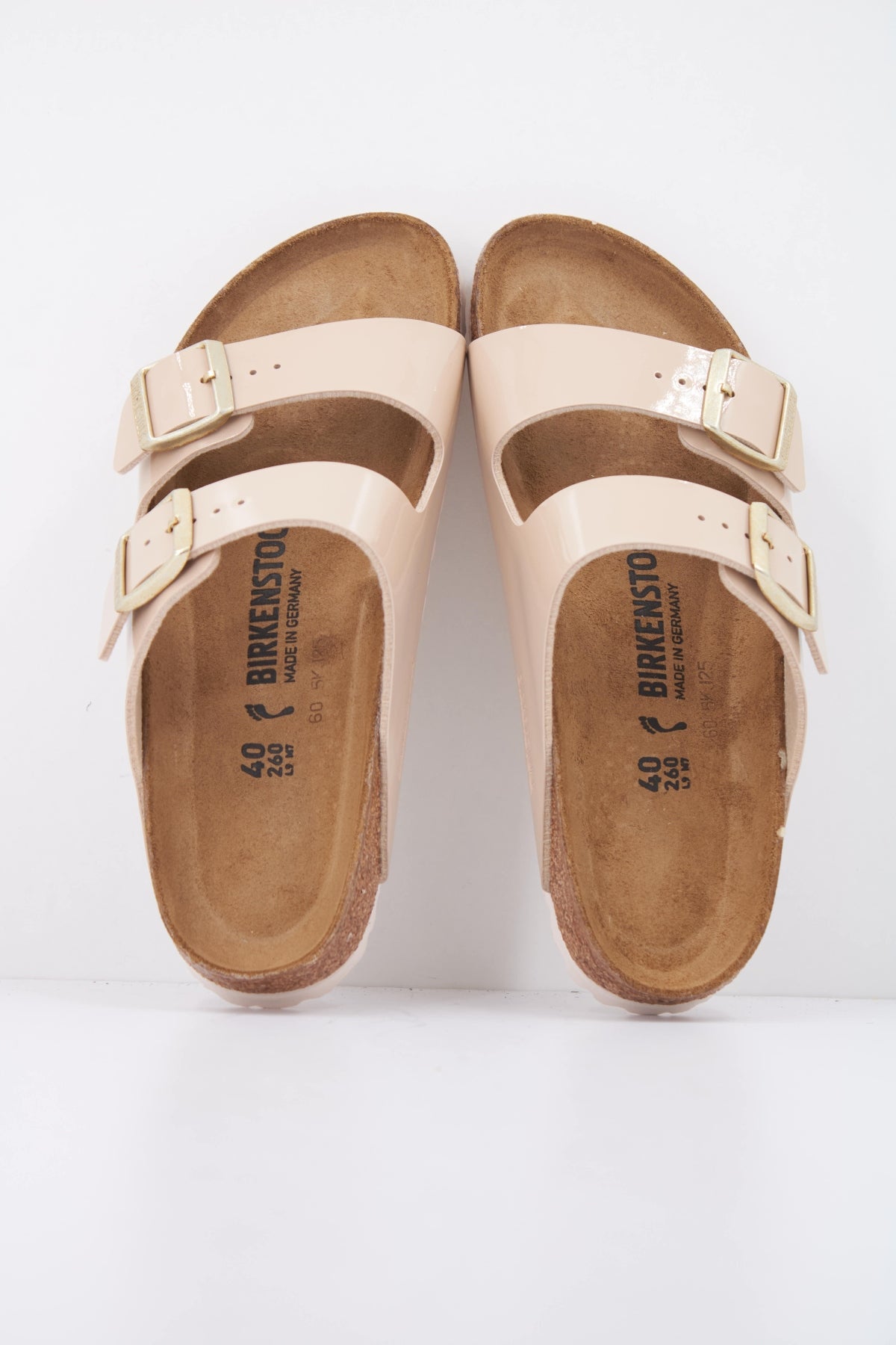BIRKENSTOCK Arizona BF Patent en color NUDE (3)