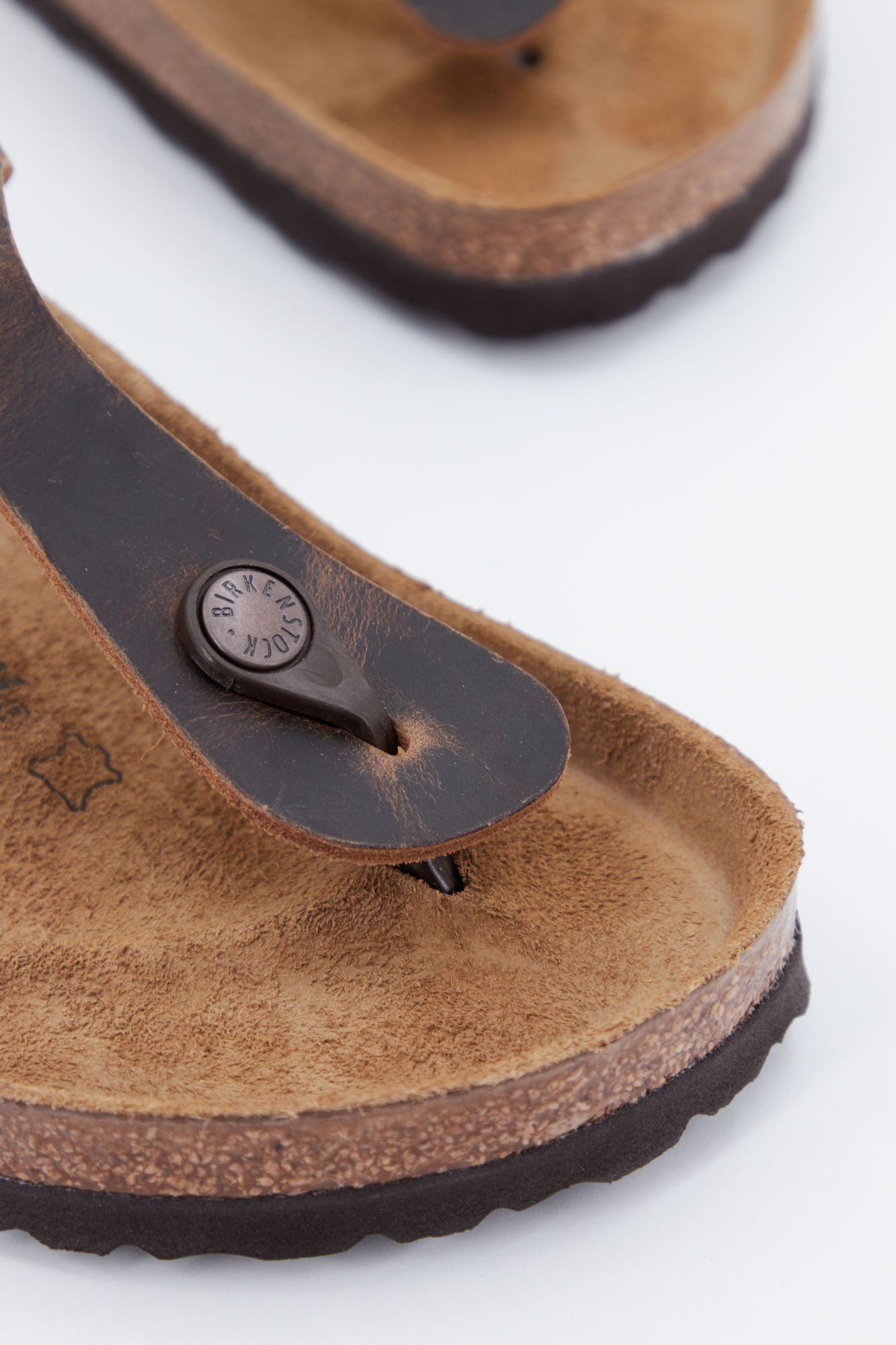BIRKENSTOCK Gizeh NU Oiled en color MARRON (2)