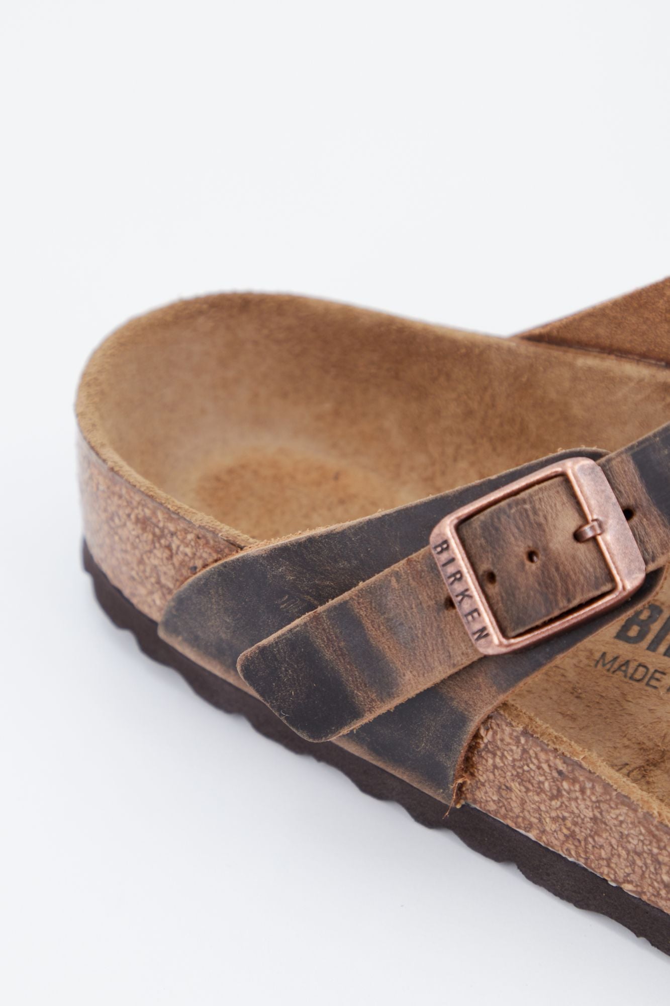 BIRKENSTOCK Gizeh NU Oiled en color MARRON (3)