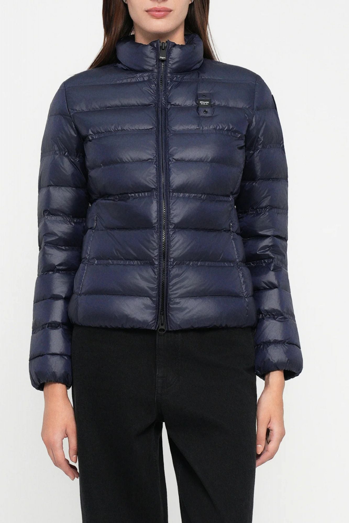 BLAUER LOGO PATCH JACKET en color AZUL (1)