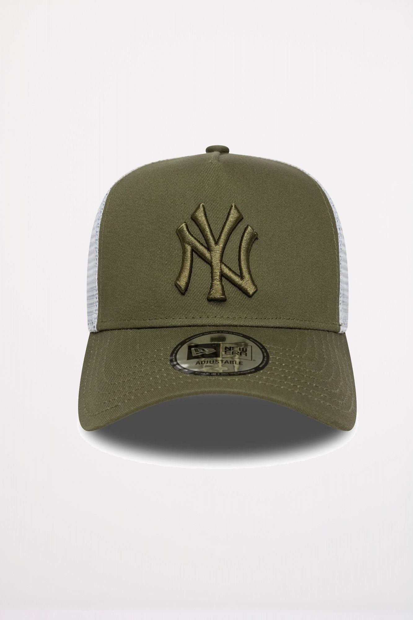 NEW ERA NEW YORK YANKEES MLB LEAGUE ESSENTIAL 9FORTY TRUCKER E-FRAME en color VERDE (2)