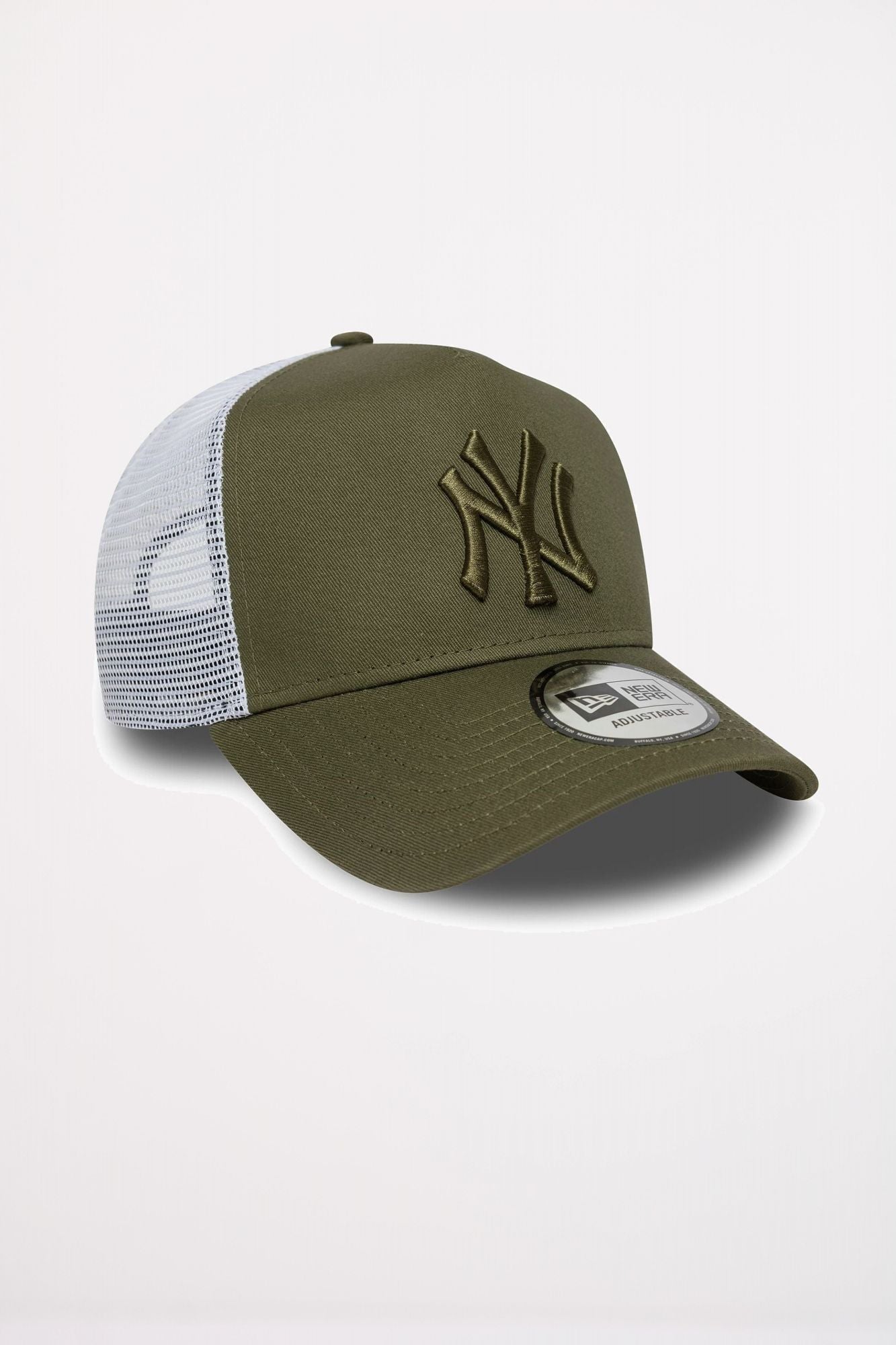 NEW ERA NEW YORK YANKEES MLB LEAGUE ESSENTIAL 9FORTY TRUCKER E-FRAME en color VERDE (3)