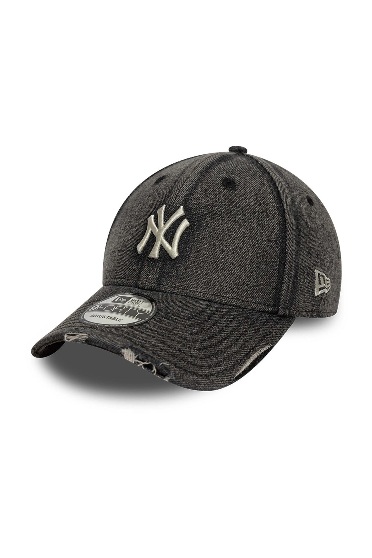 NEW ERA ACID WASH DENIM 9FORTY en color GRIS (3)
