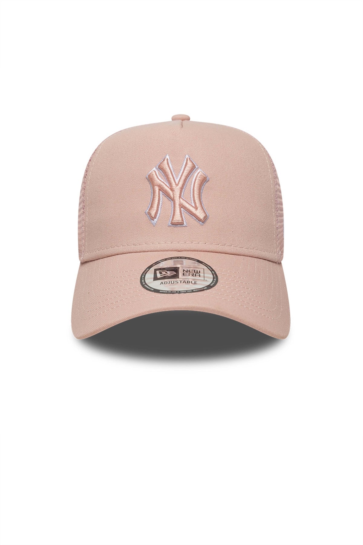 NEW ERA OUTLINE EF TRUCKER NEYYAN PKRWHI en color ROSA (1)