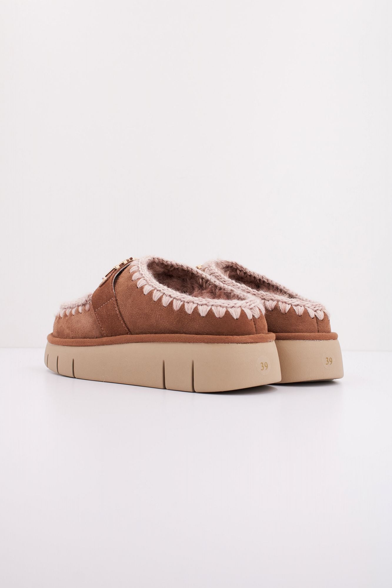 MOU BOUNCE CLOG METAL LOGO en color MARRON (4)