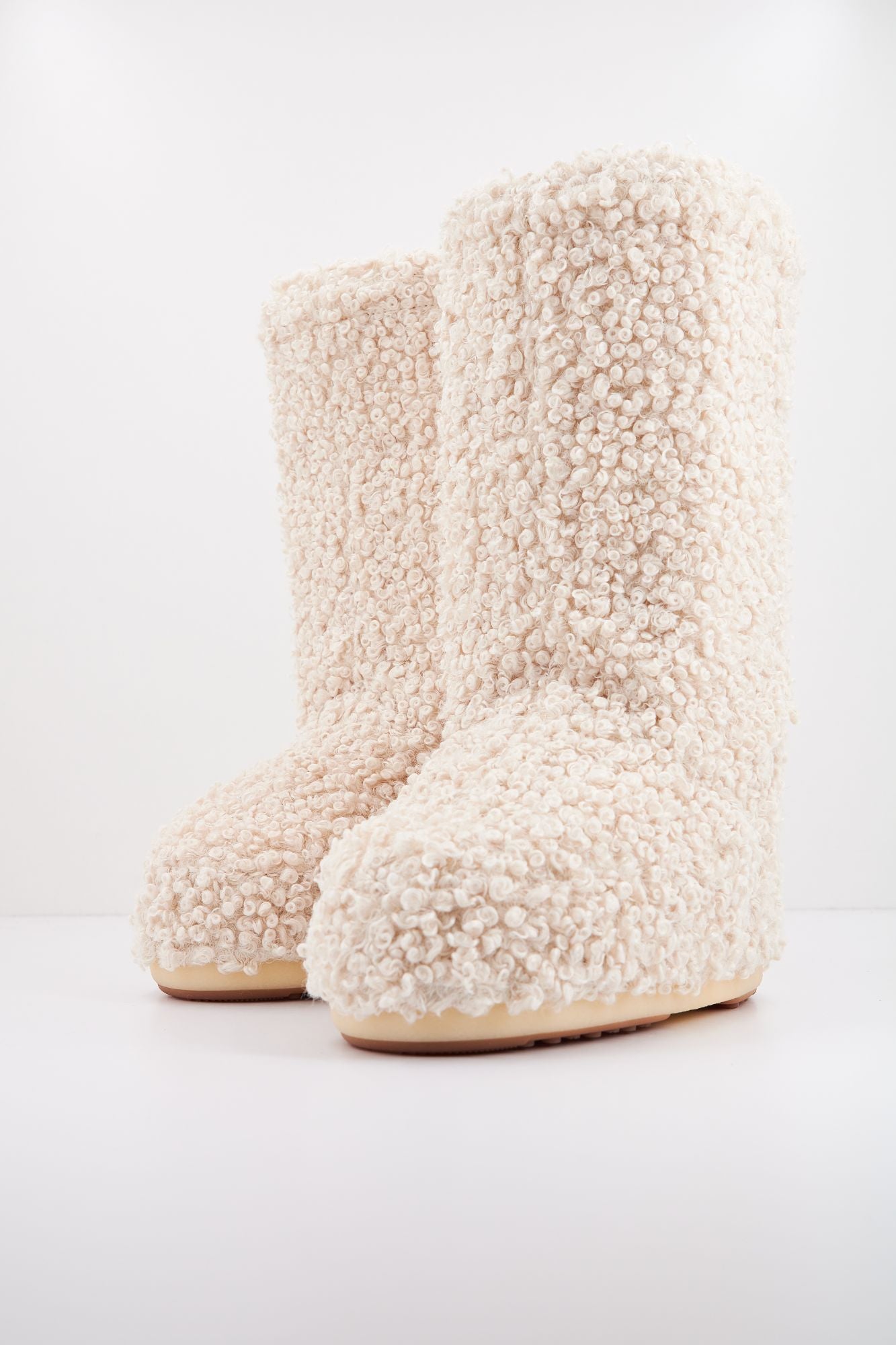MOON BOOT MB ICON FAUX CURLY en color BLANCO (2)