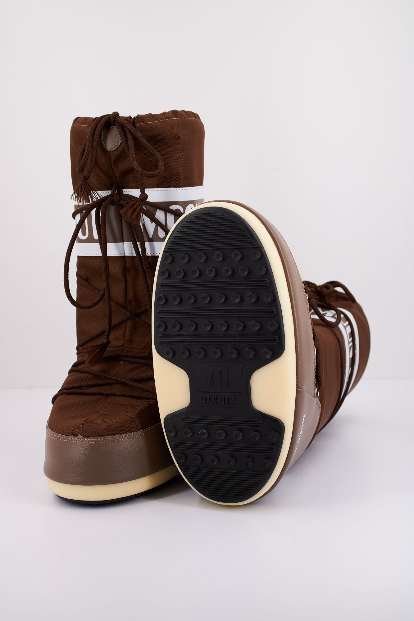 MOON BOOT MB ICON NYLON en color MARRON (5)