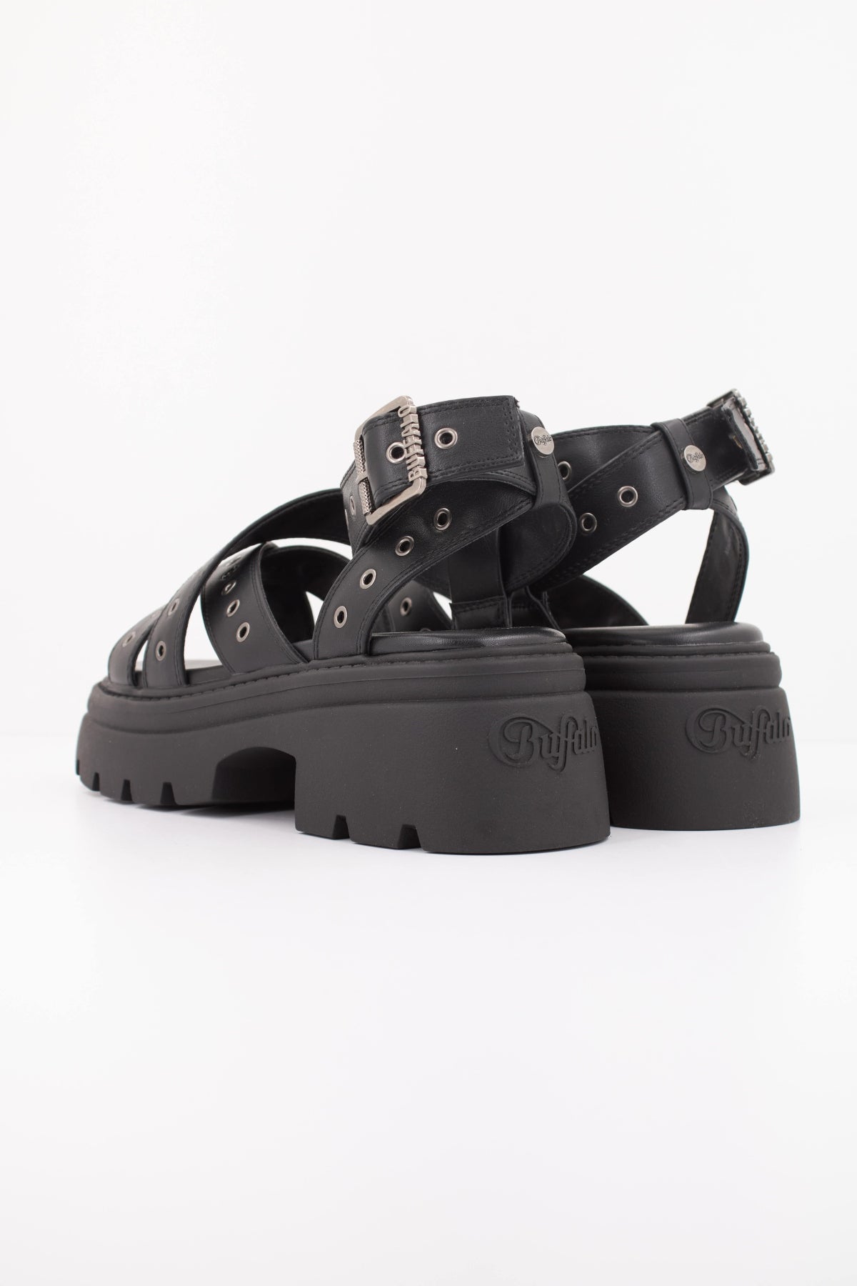BUFFALO SANDALIA VEGA en color NEGRO (4)