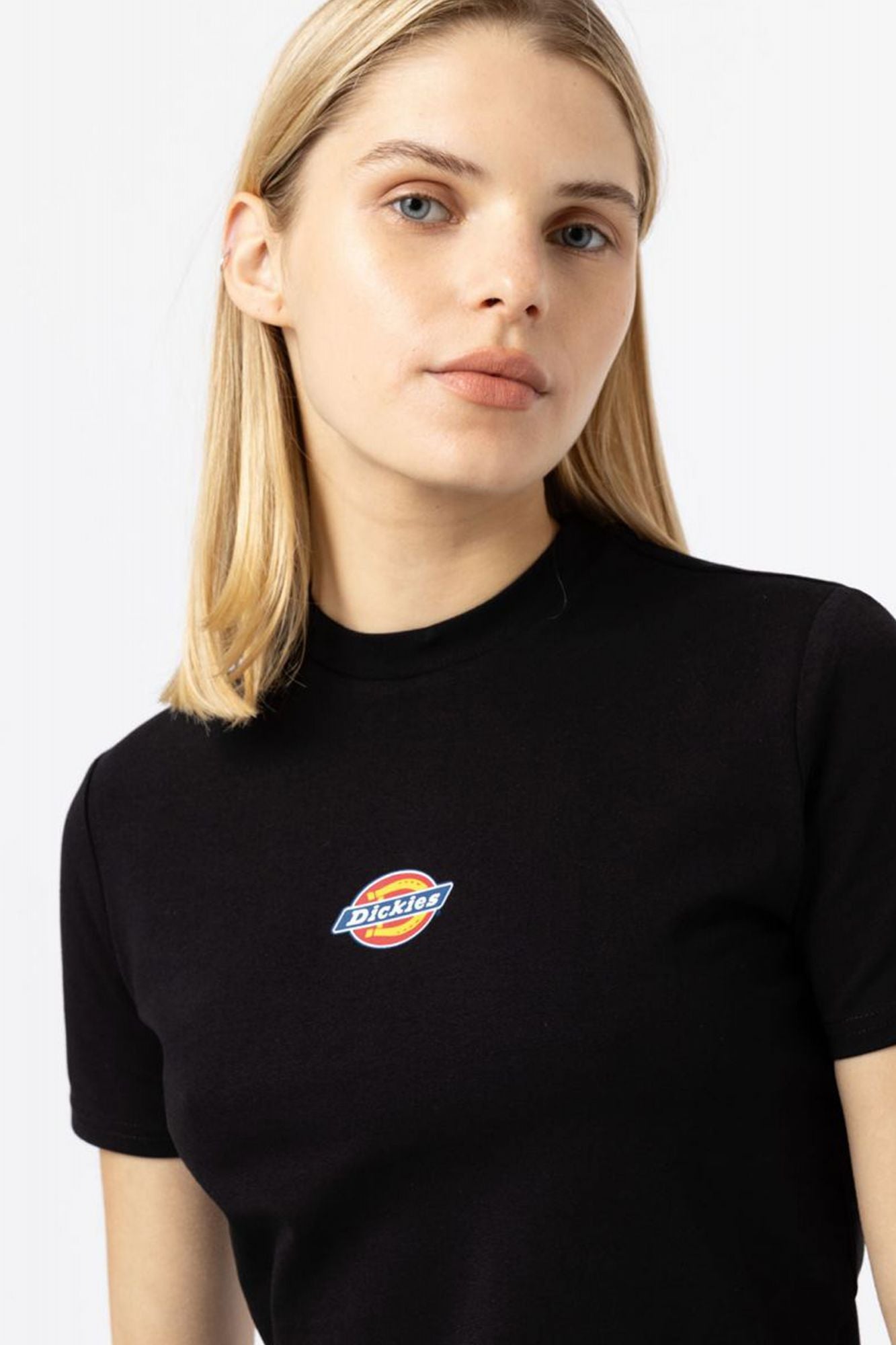 DICKIES MAPLE VALLEY TEE BLACK en color NEGRO (4)