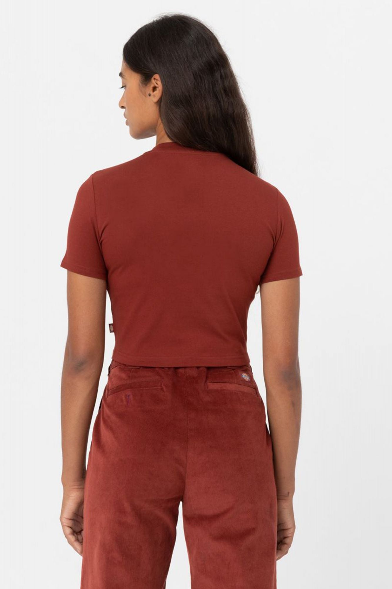 DICKIES MAPLE VALLEY TEE en color BURDEOS (3)