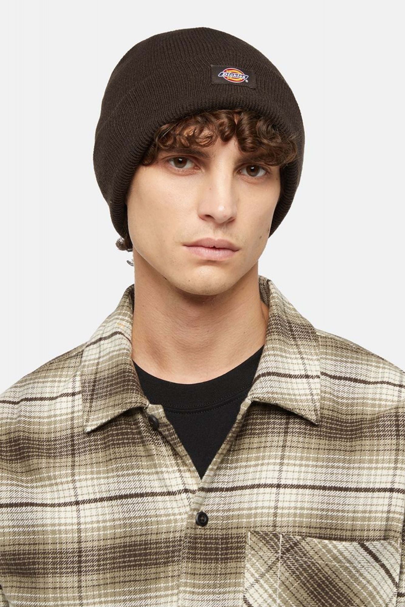 DICKIES GIBSLAND BEANIE en color MARRON (3)