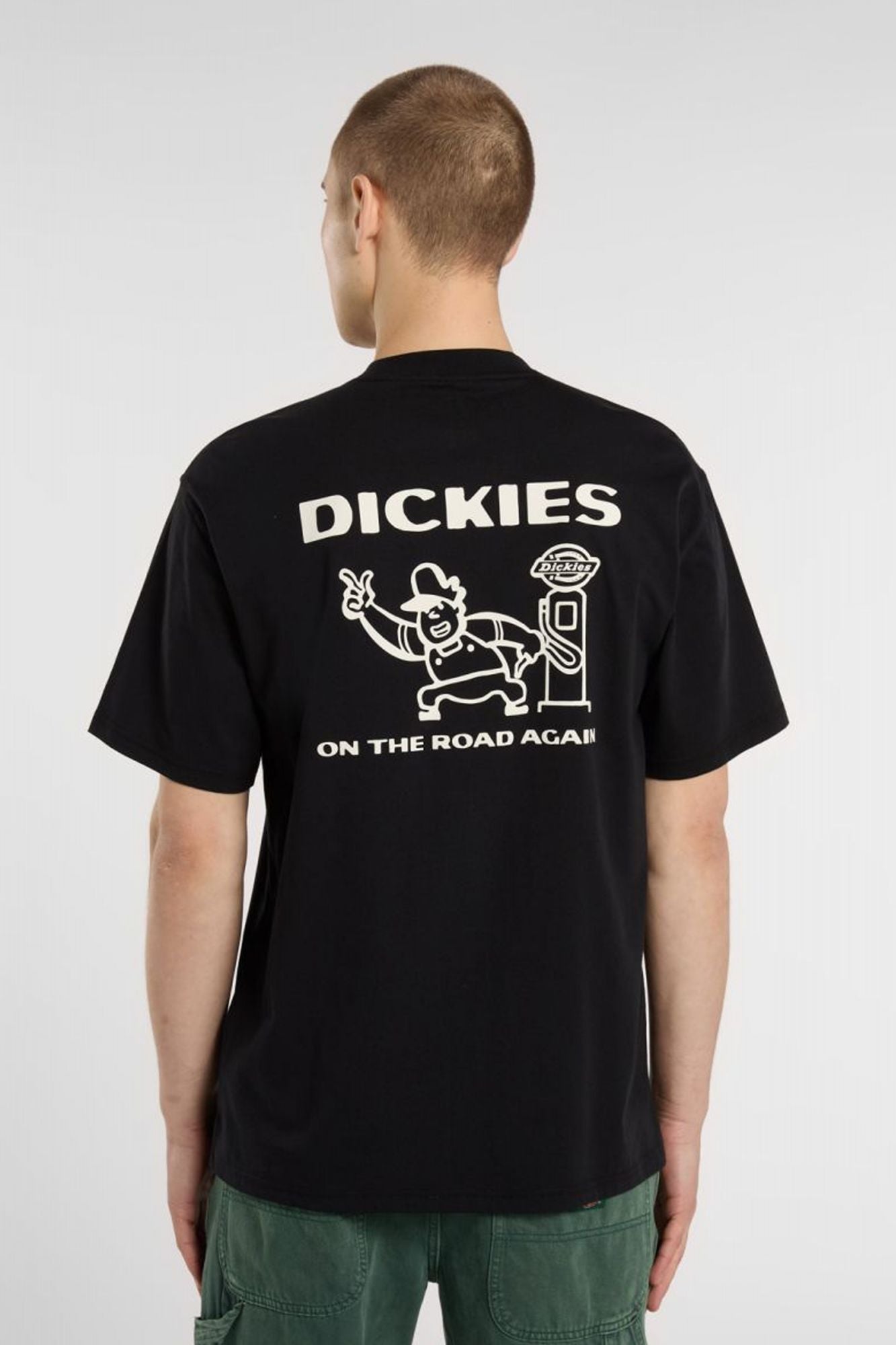 DICKIES BURNS TEE SS en color NEGRO (3)